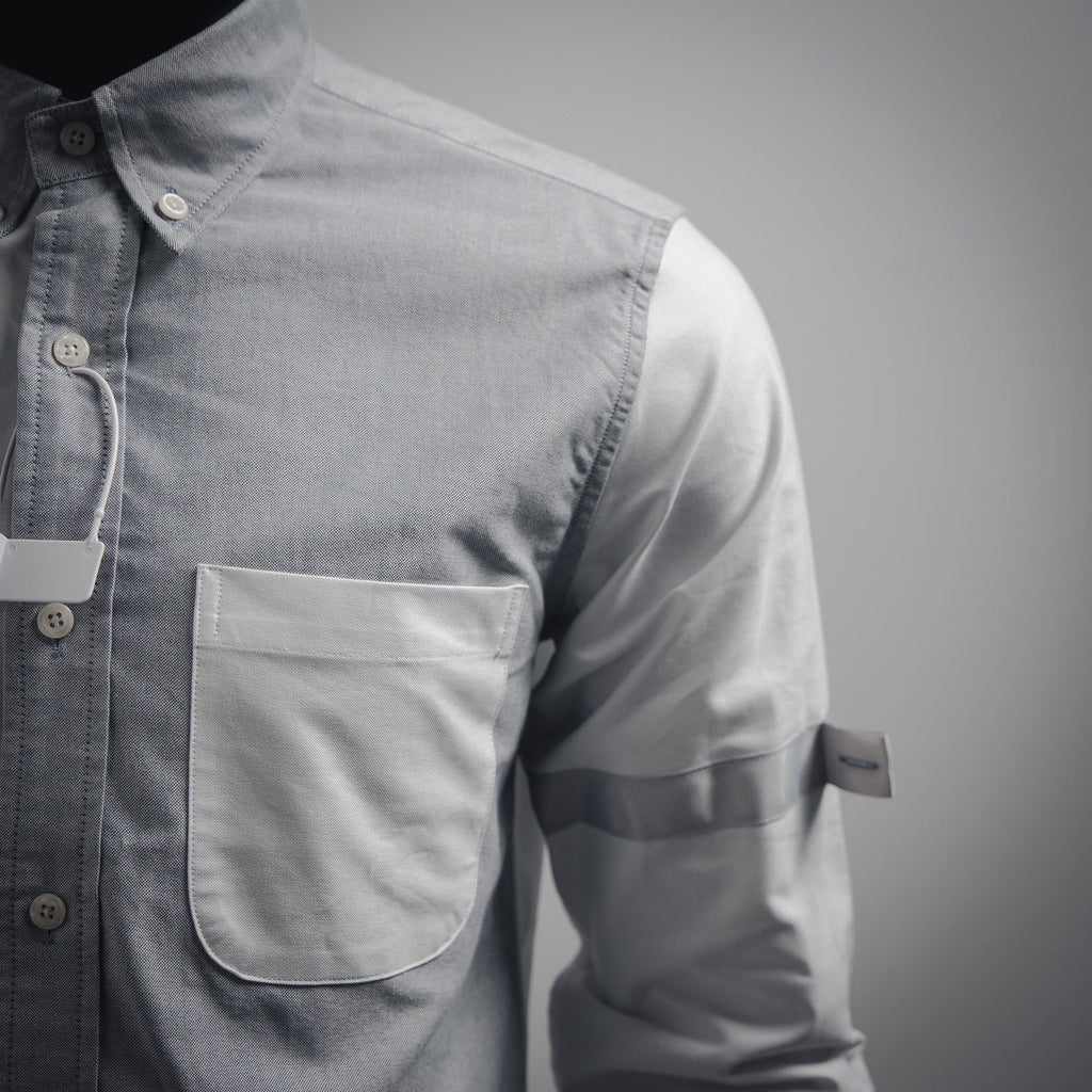 Thom 25ss contrast color shirt