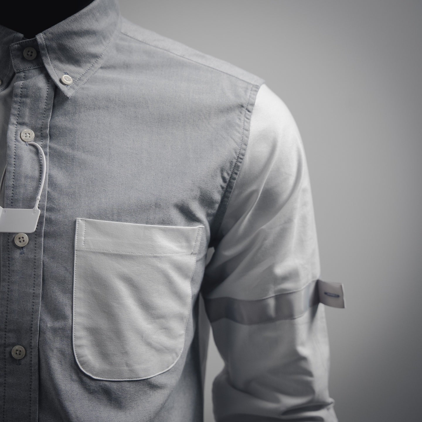 Thom 25ss contrast color shirt