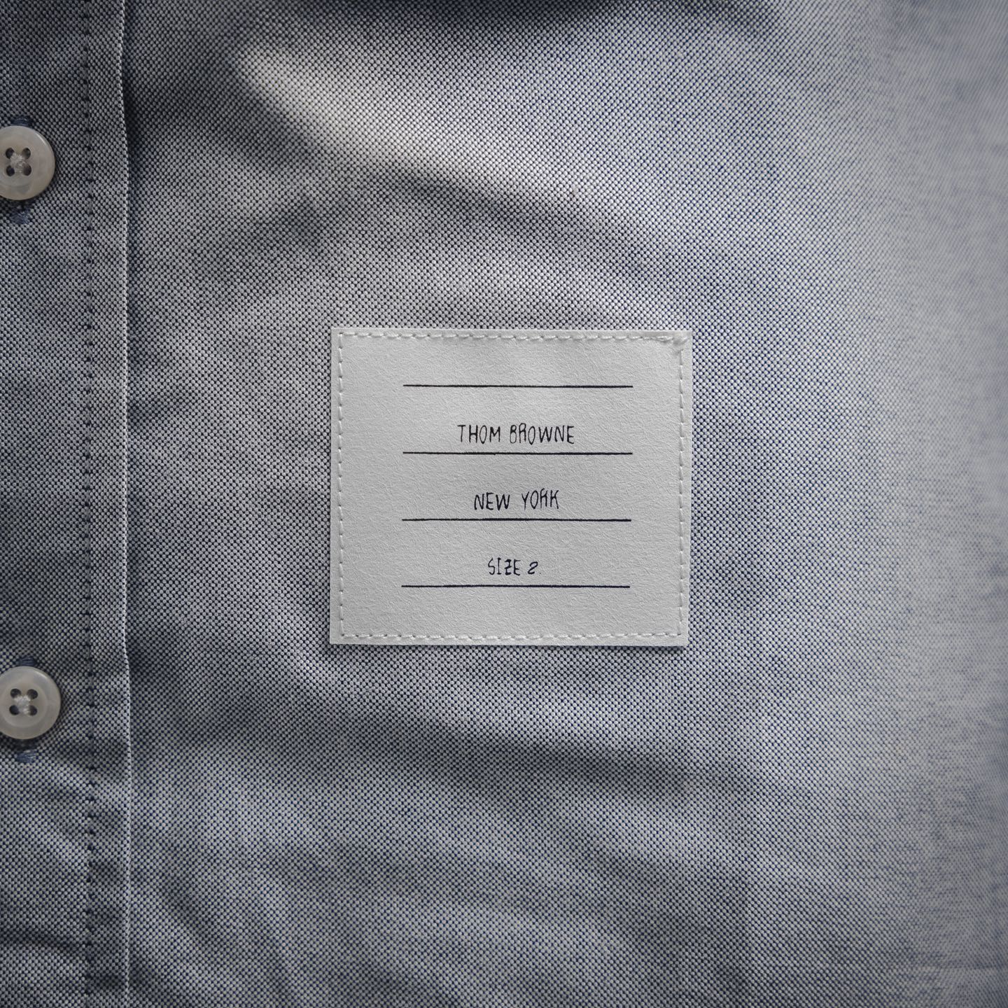 Thom 25ss contrast color shirt