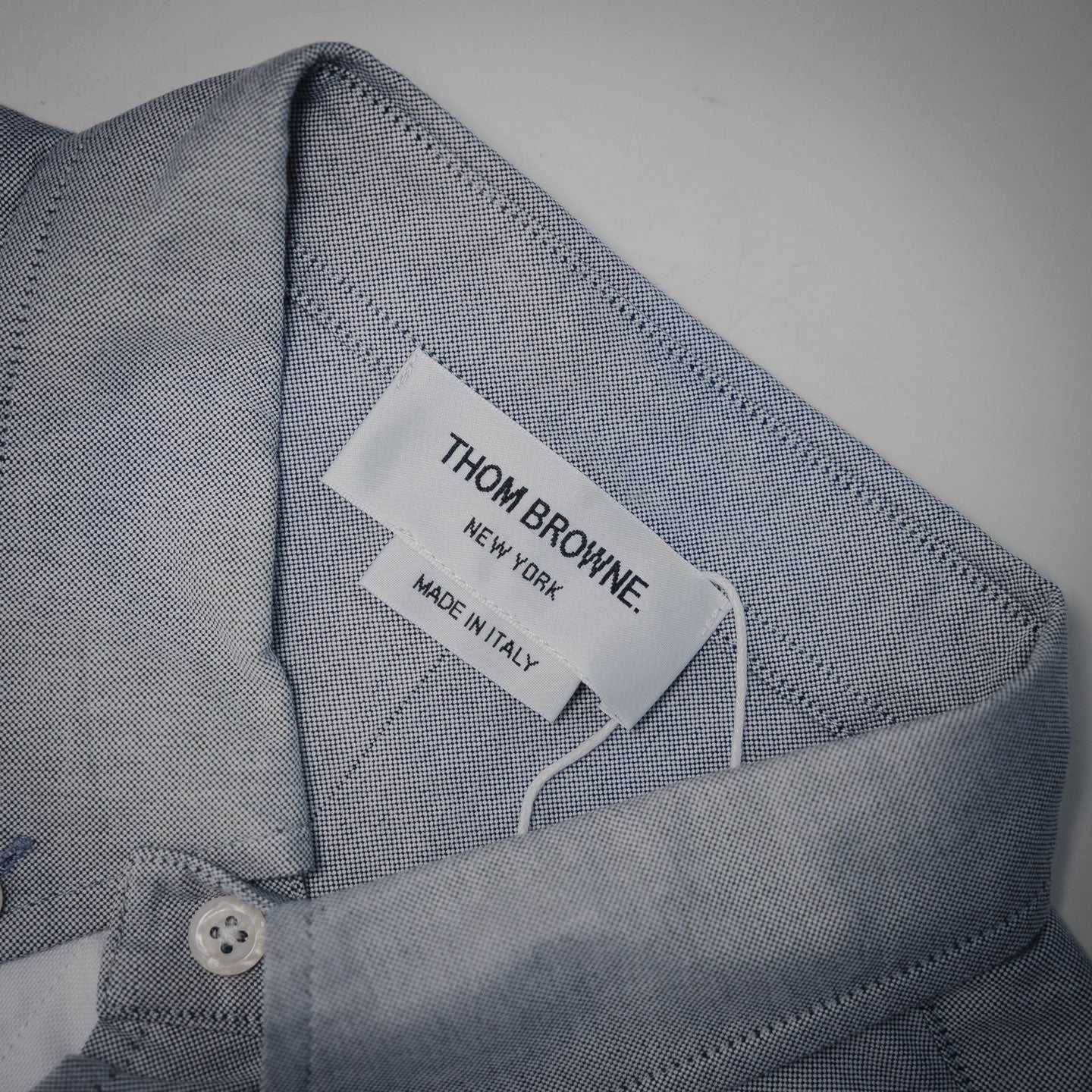 Thom 25ss contrast color shirt