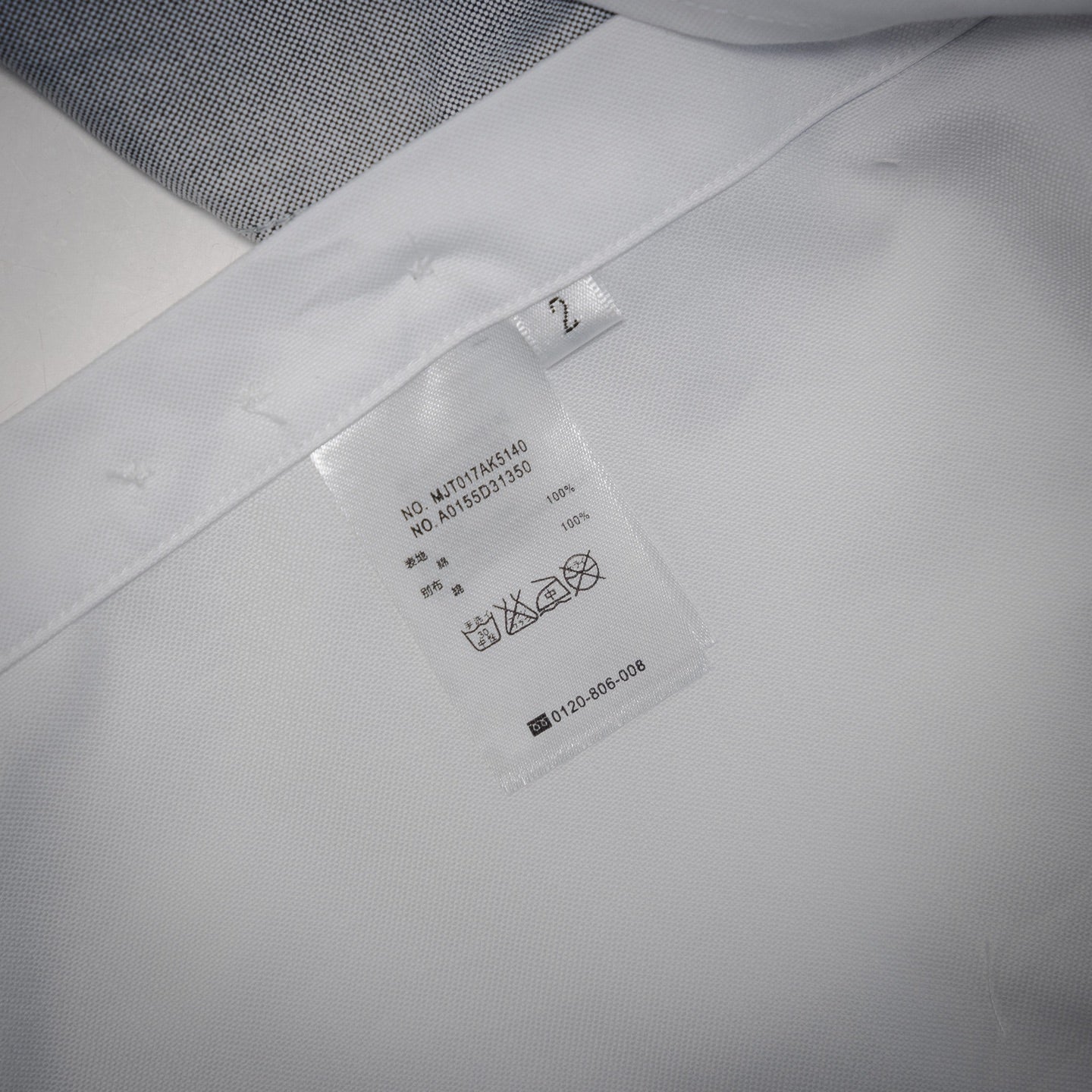 Thom 25ss contrast color shirt