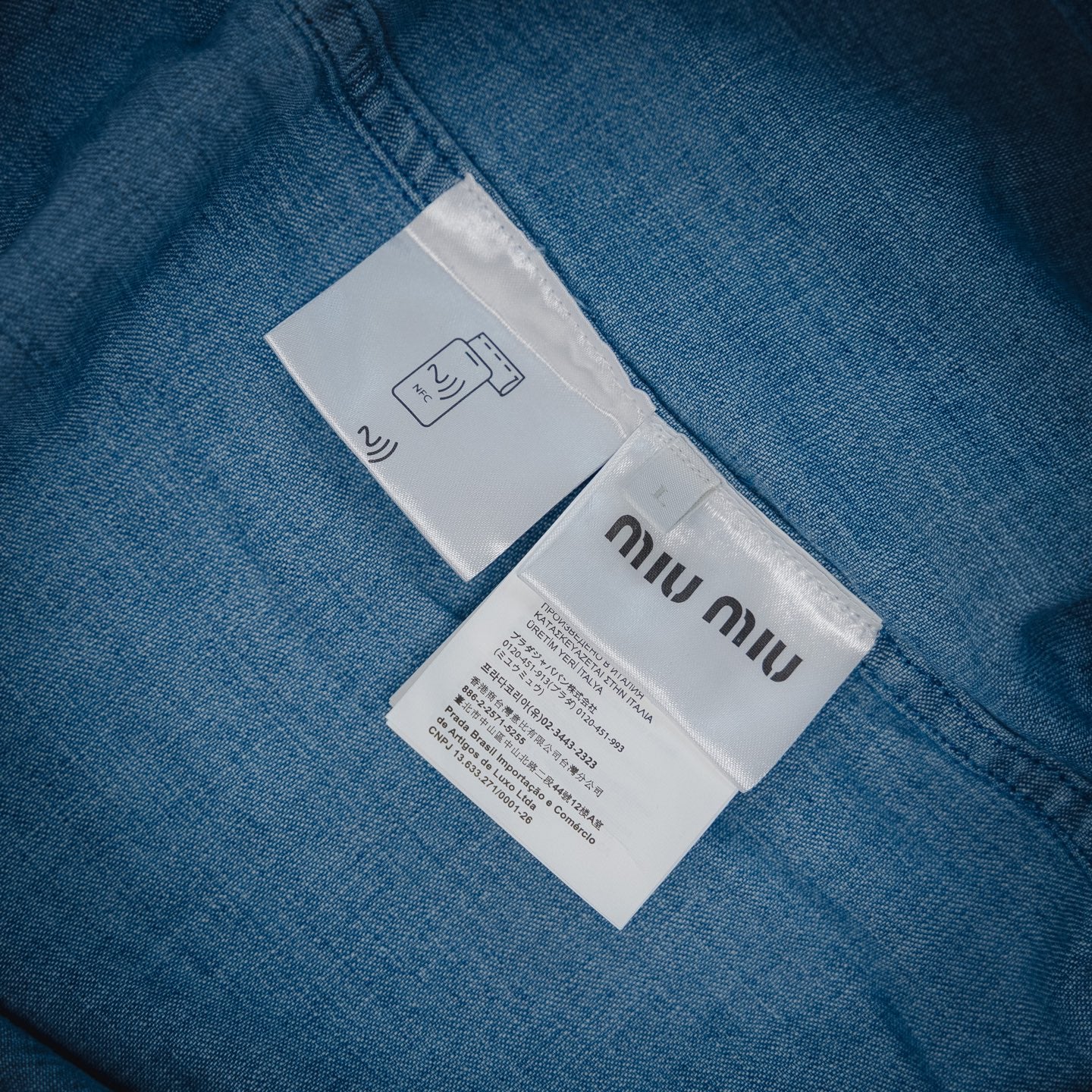 Miu 25ss denim jacket