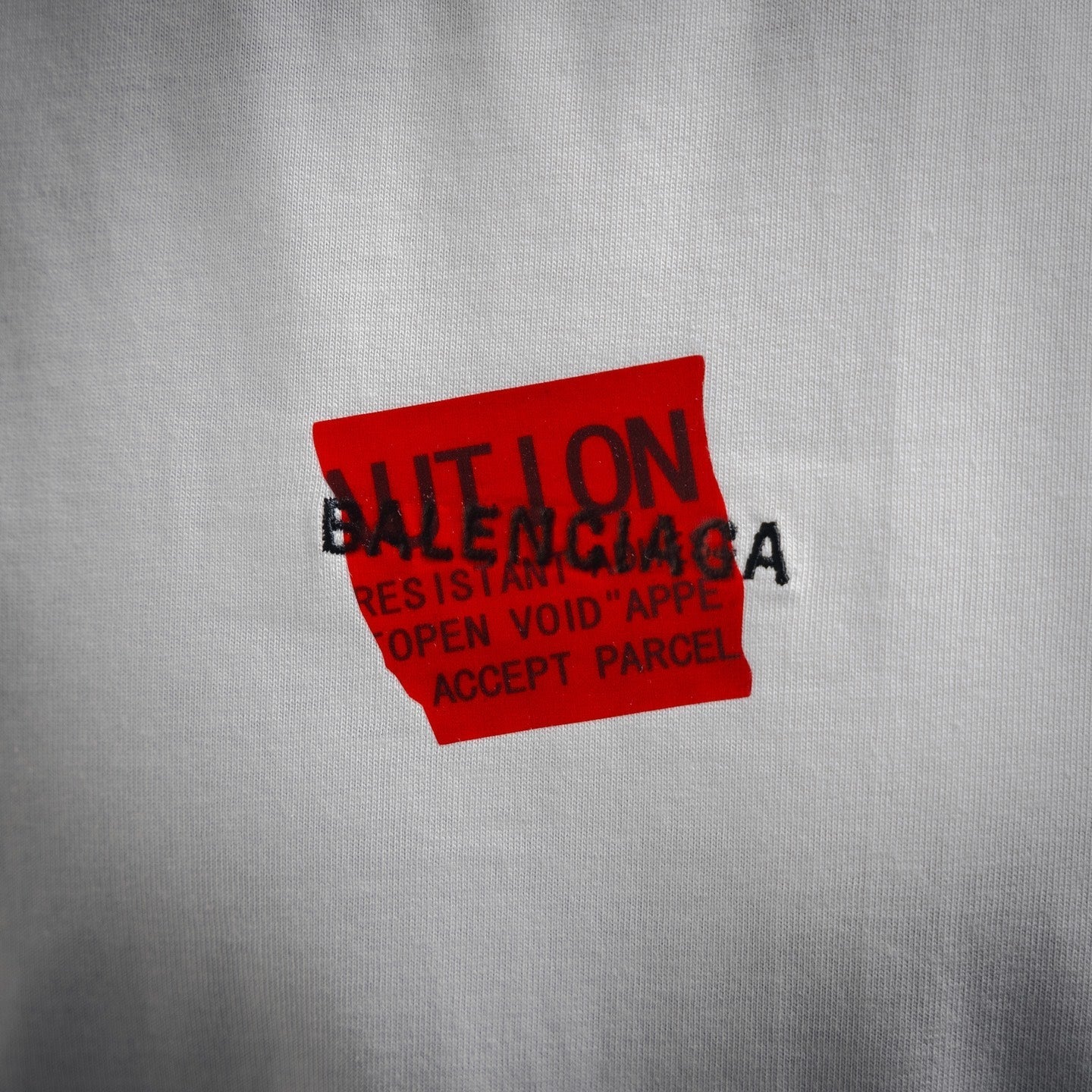 Balen 25ss tape t-shirt