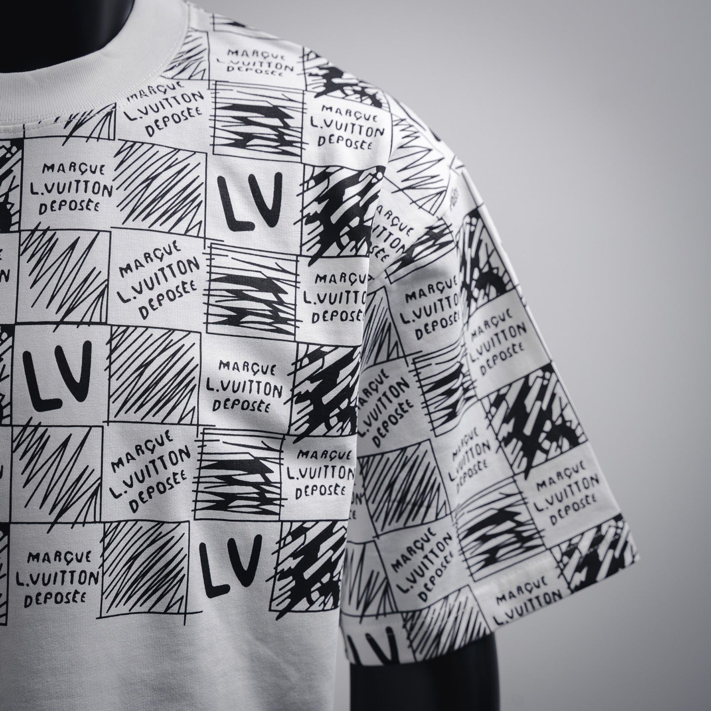 Louis 25ss print t-shirt