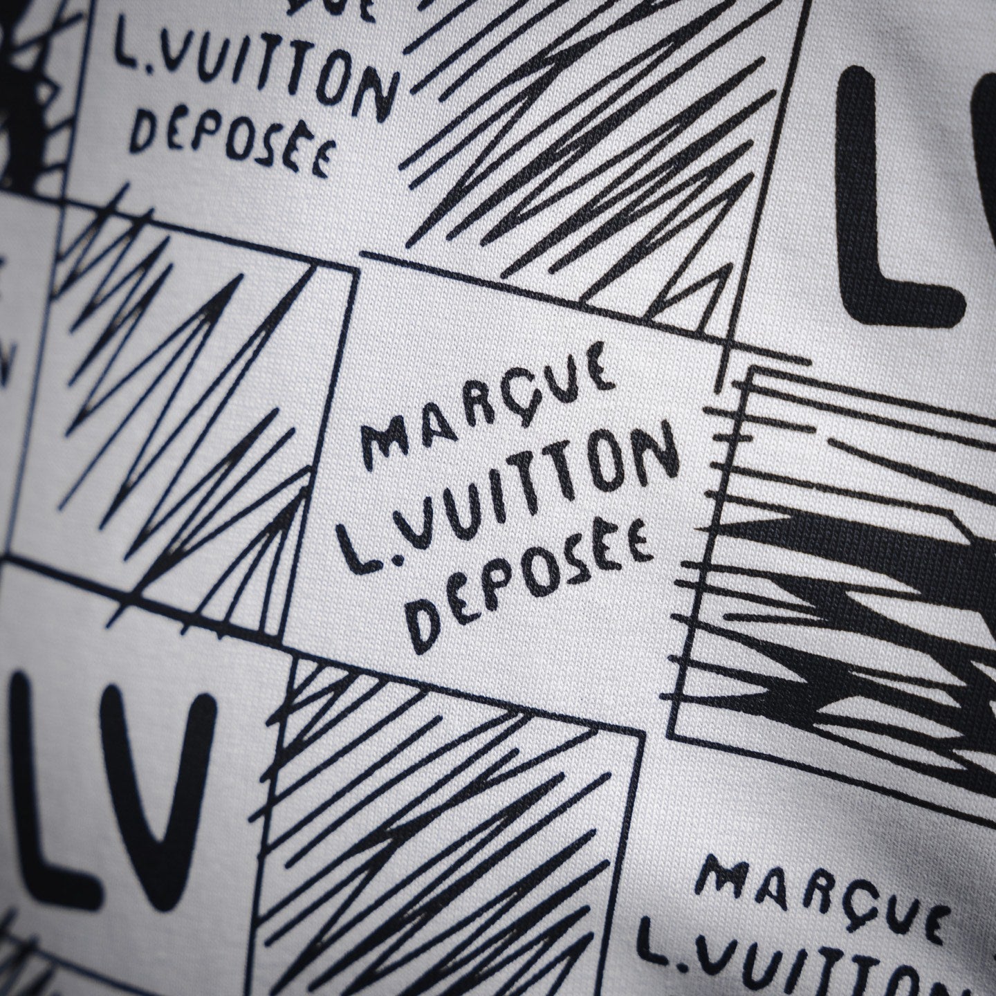 Louis 25ss print t-shirt