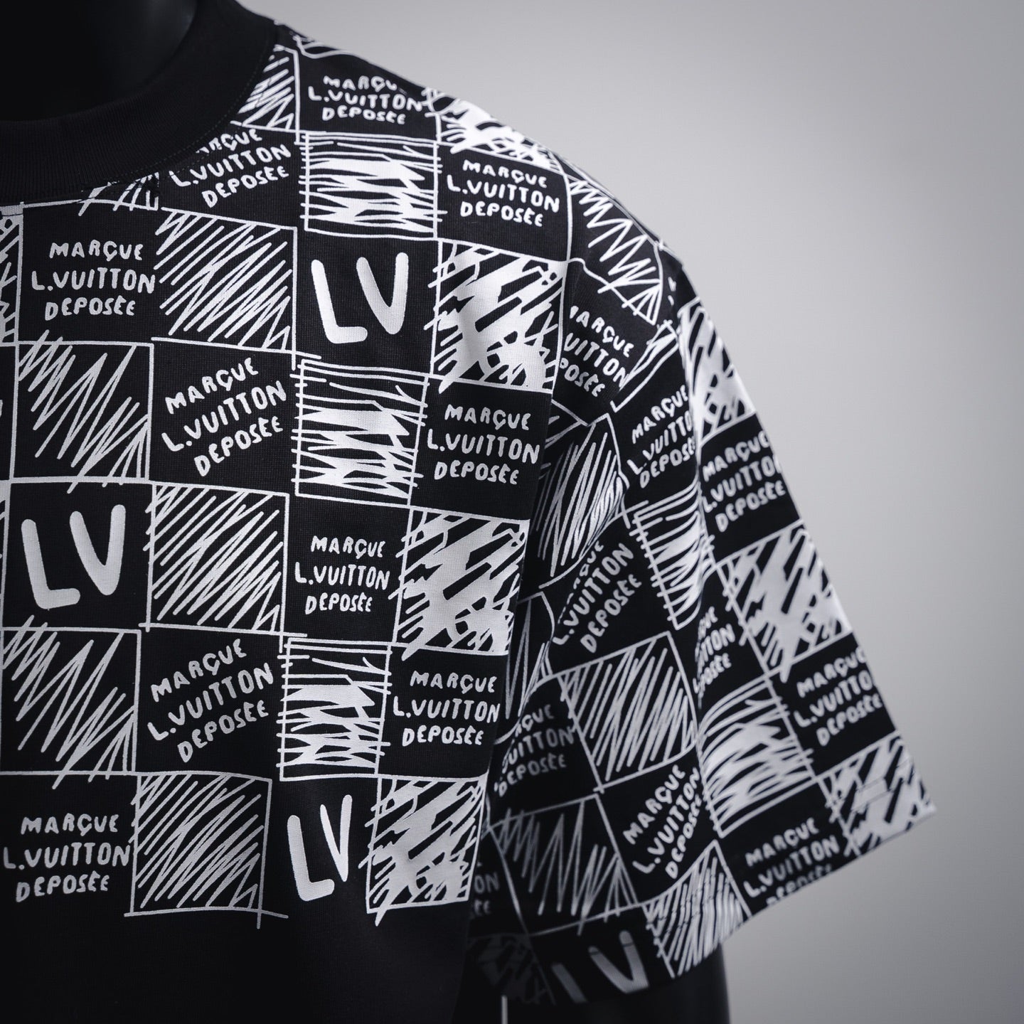 Louis 25ss print t-shirt