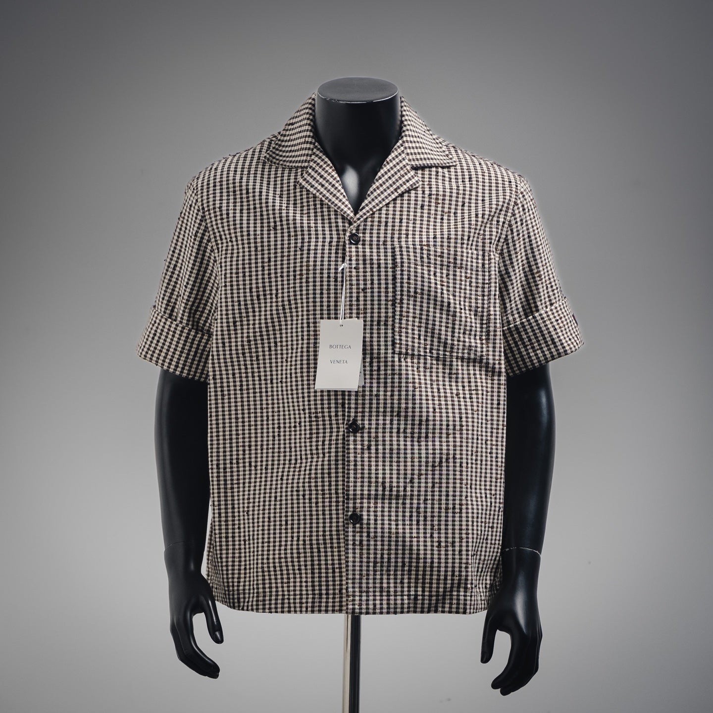Bottega 25ss houndstooth shirt