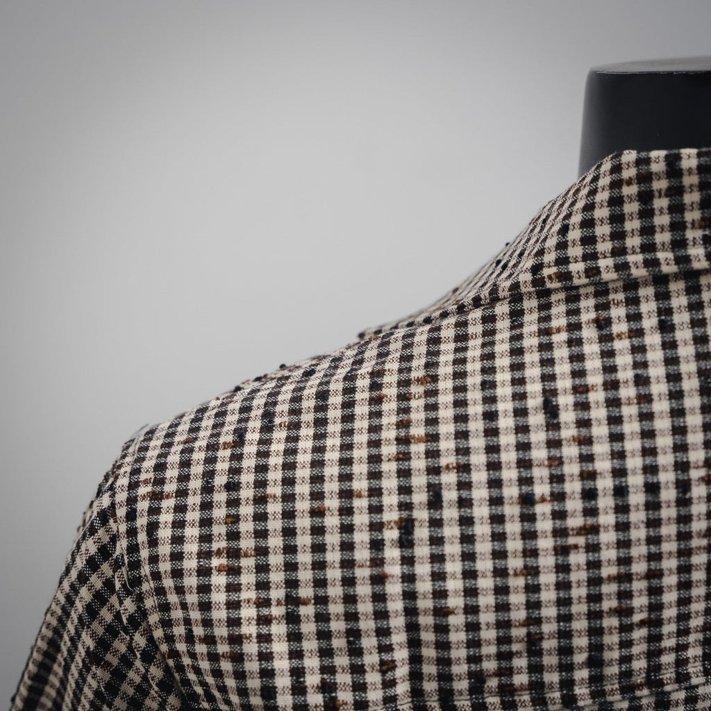 Bottega 25ss houndstooth shirt