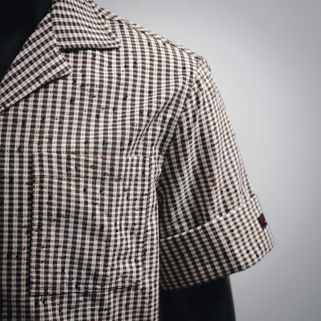 Bottega 25ss houndstooth shirt