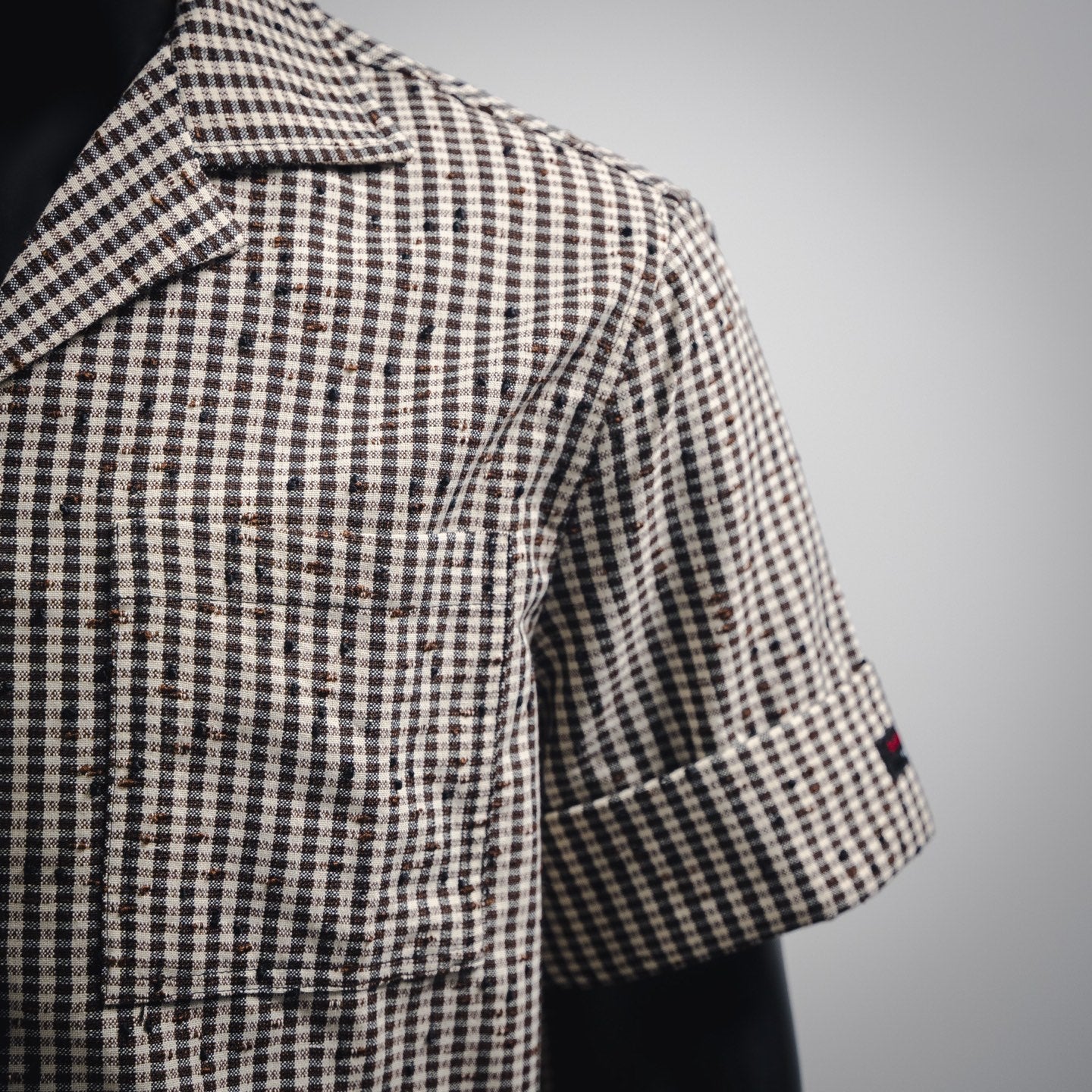 Bottega 25ss houndstooth shirt