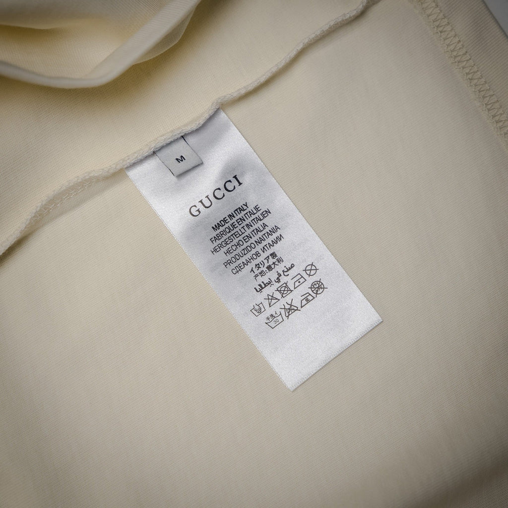 Guc 25ss embroidered t-shirt