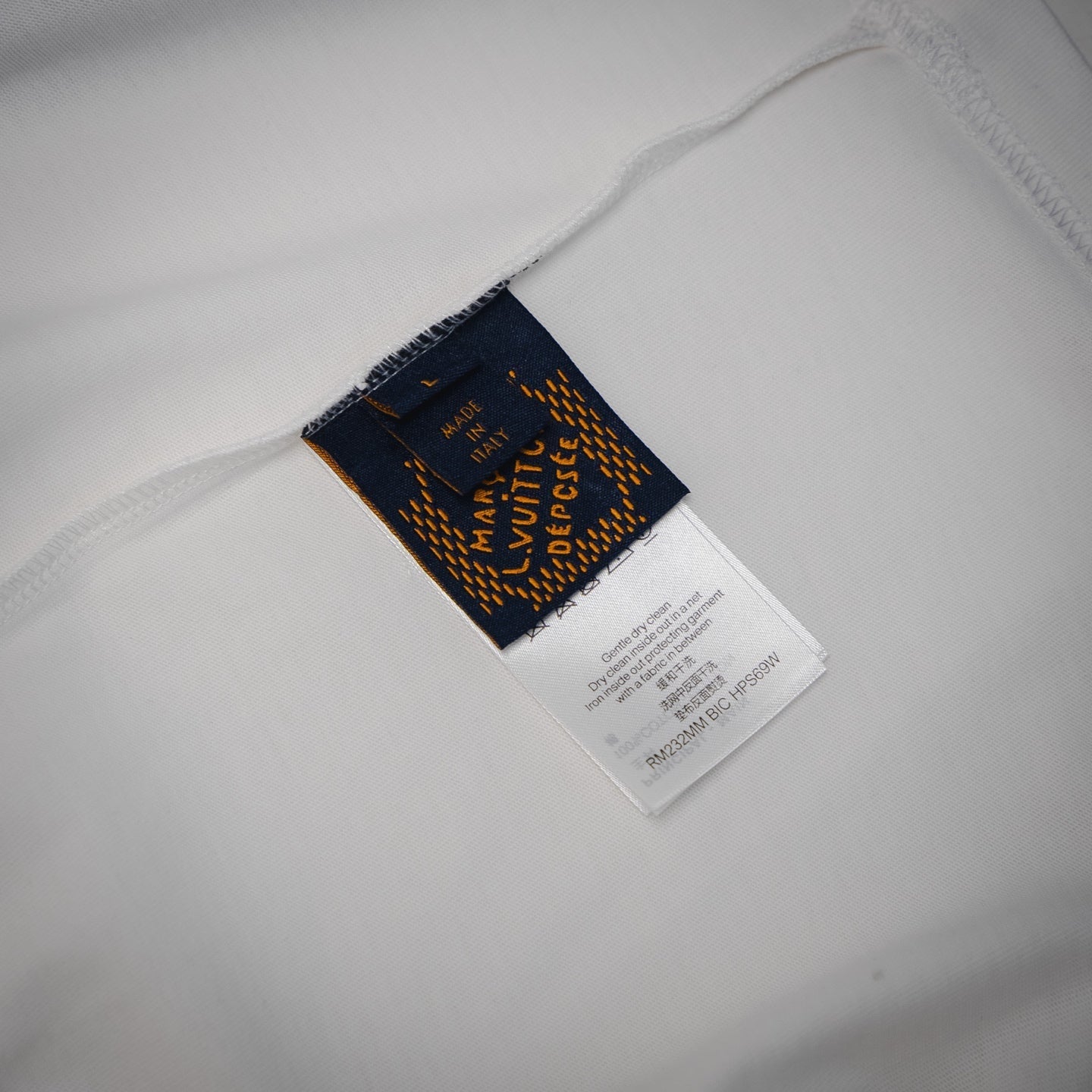 Louis 25ss embroidered t-shirt