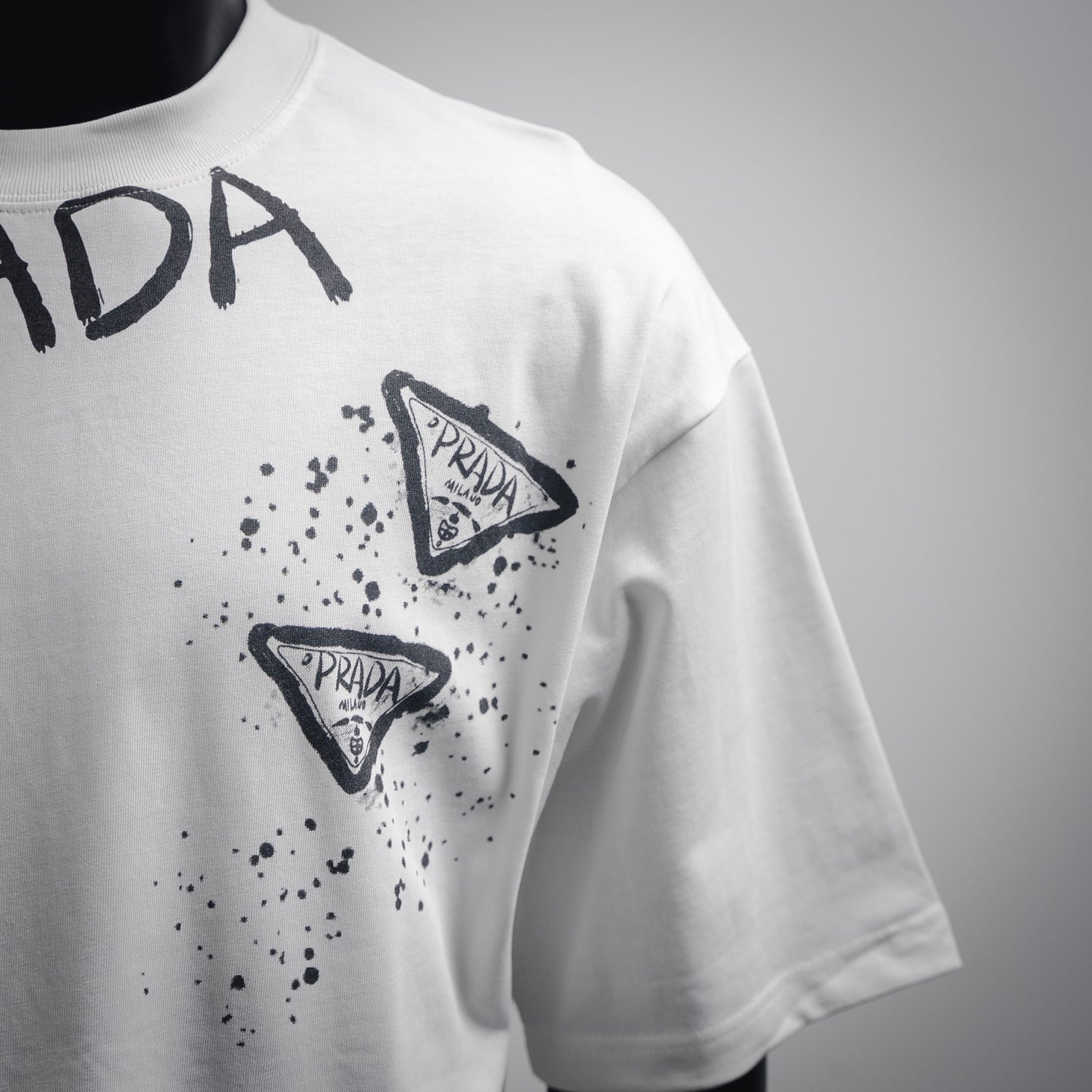 Pra 25ss print t-shirt