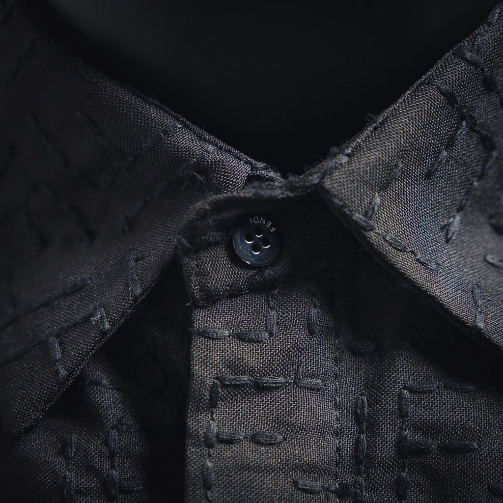Fend 25ss jacquard shirt