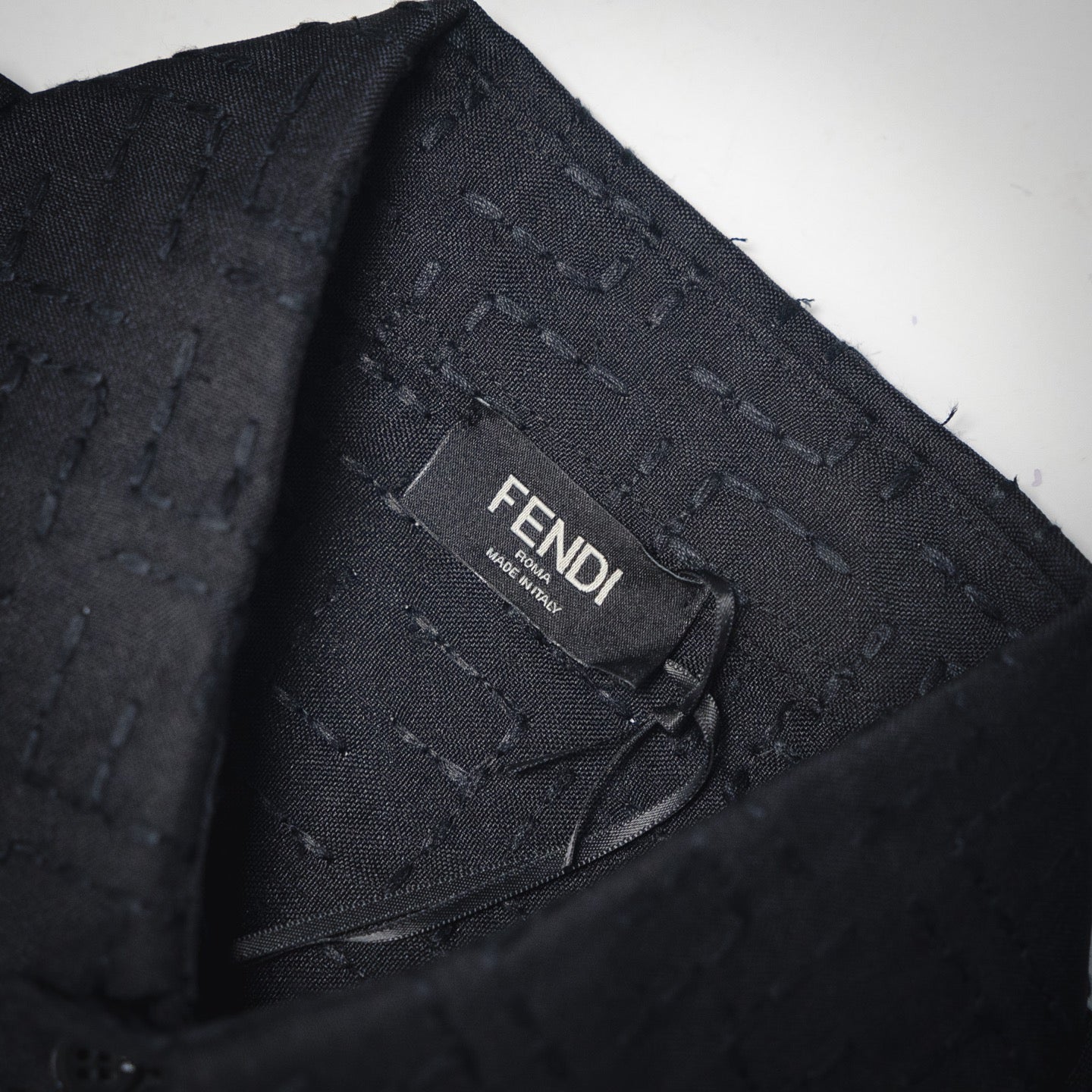 Fend 25ss jacquard shirt