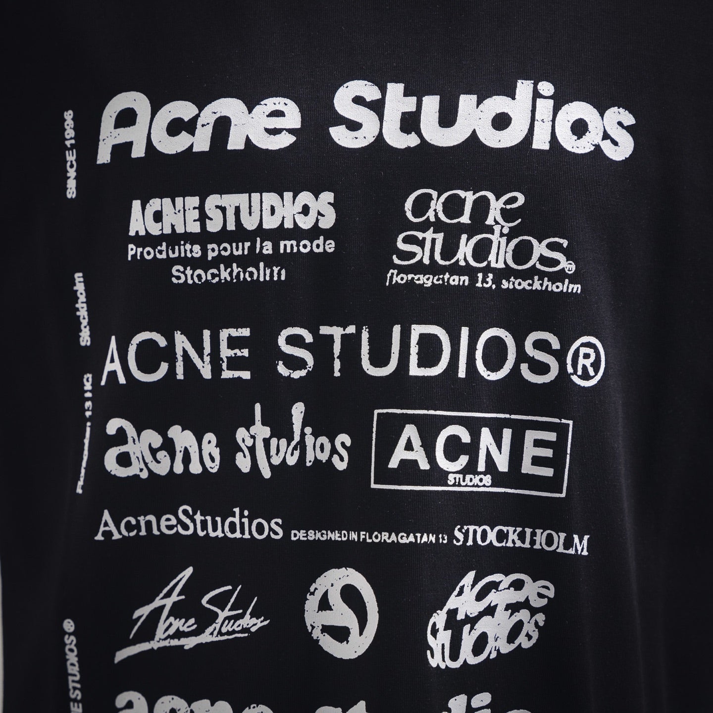 Acne 25ss print t-shirt