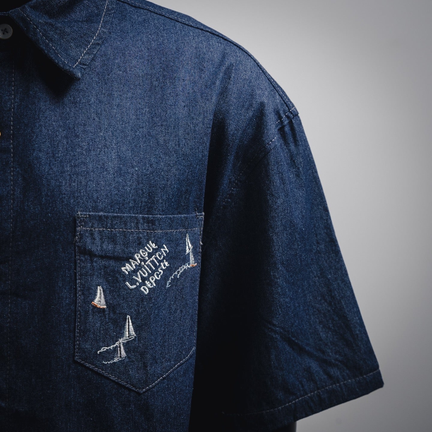 Louis 25ss embroidered shirt