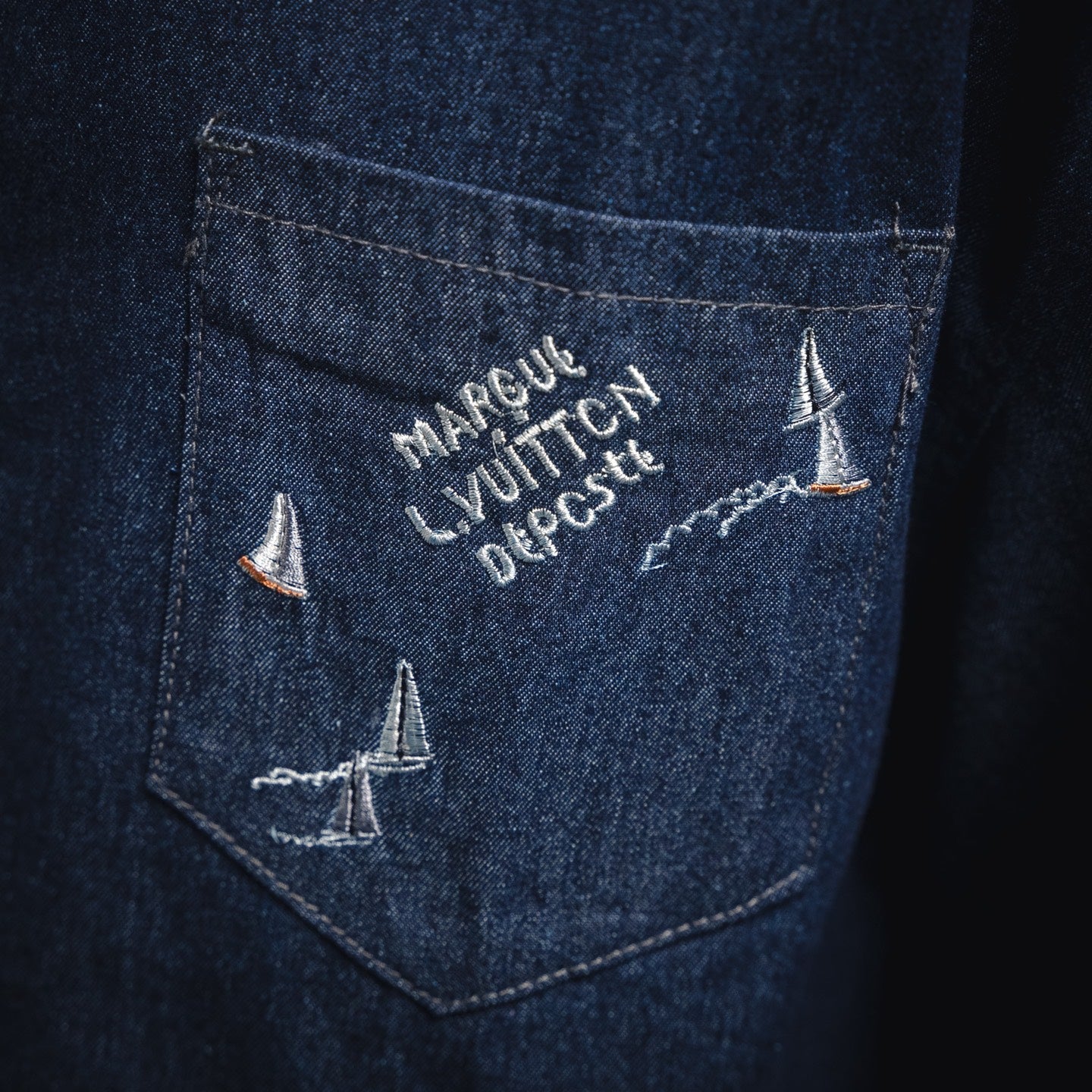 Louis 25ss embroidered shirt