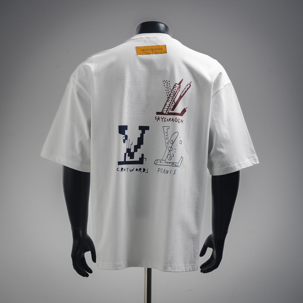 Louis 25ss print t-shirt