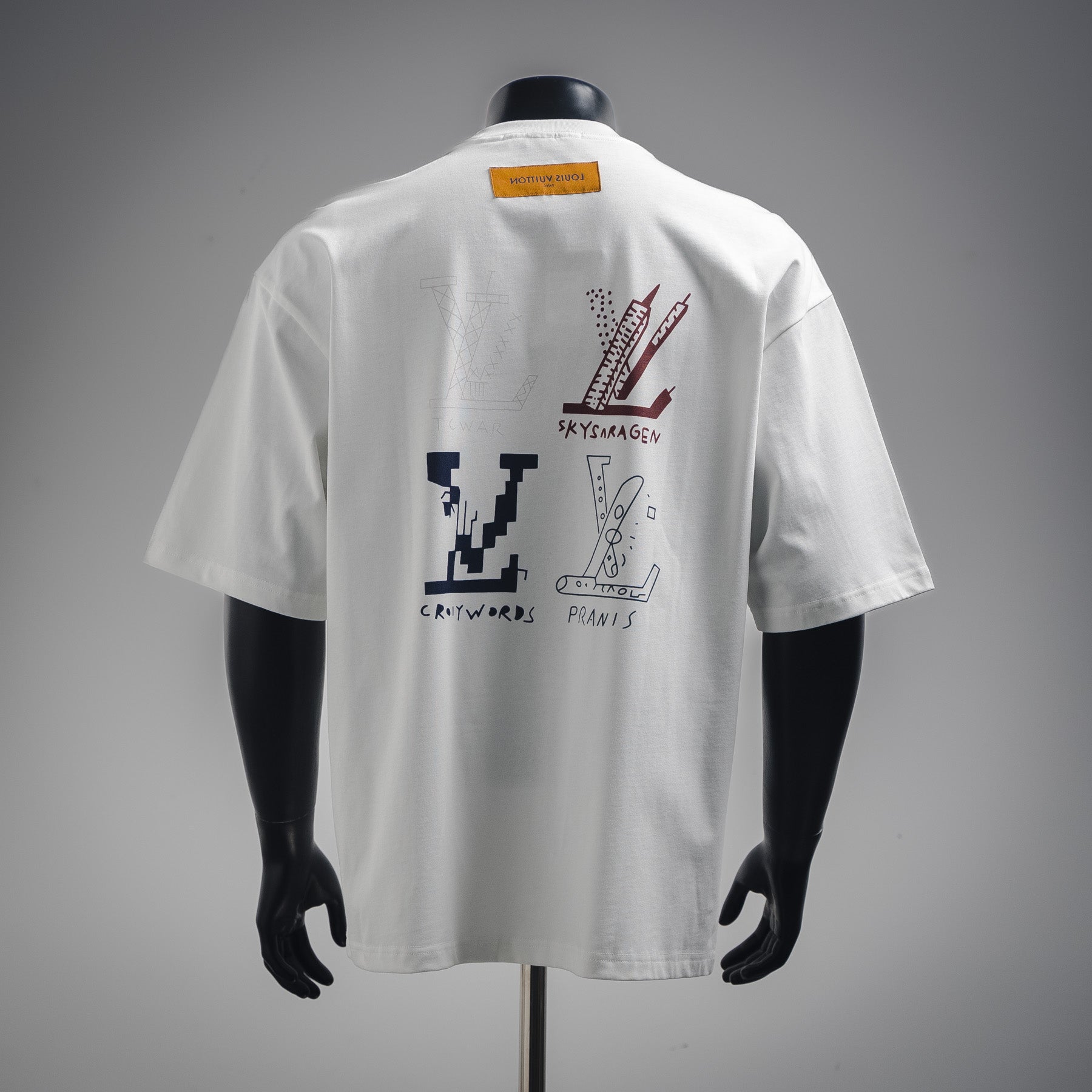 Louis 25ss print t-shirt