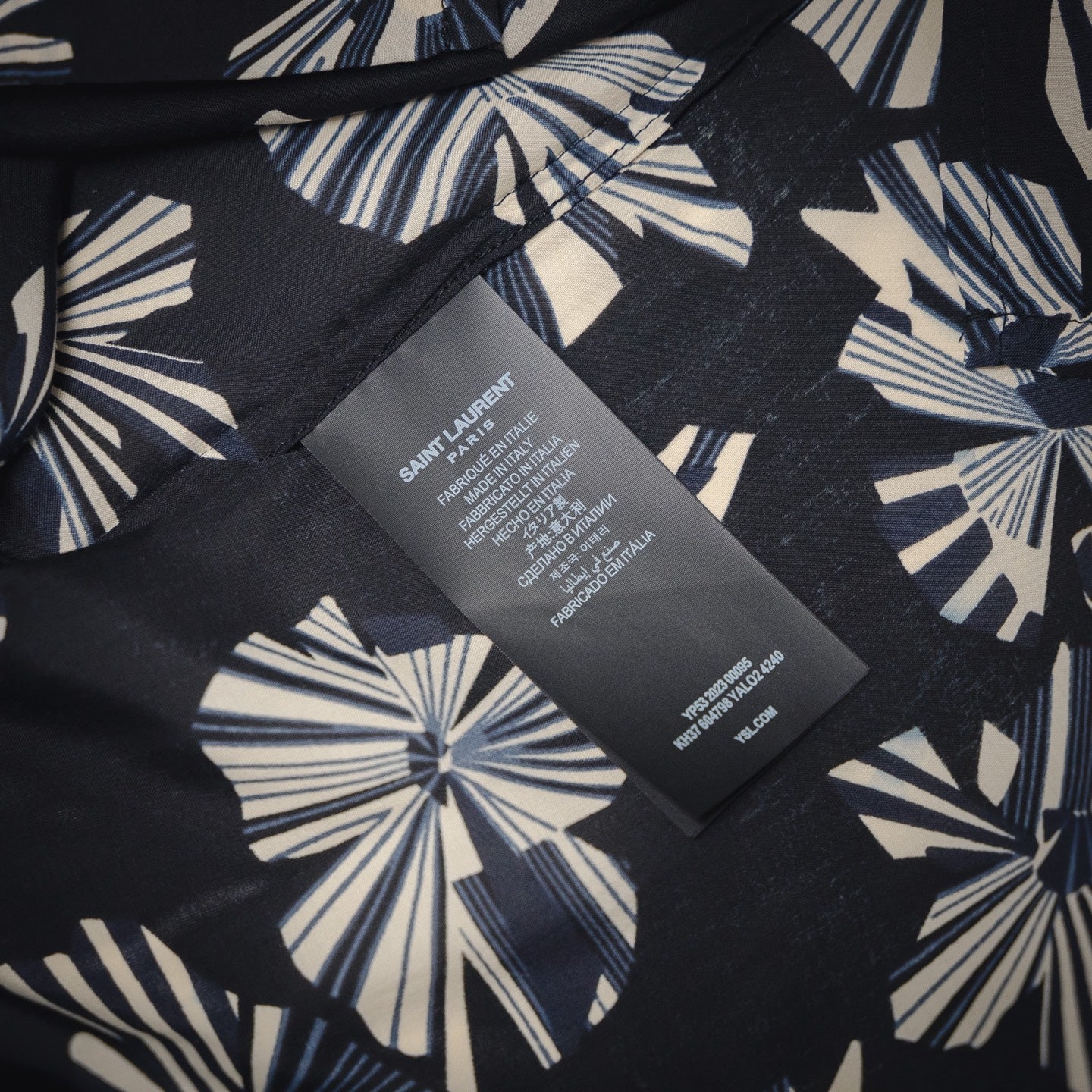 Saint lau 25ss print shirt