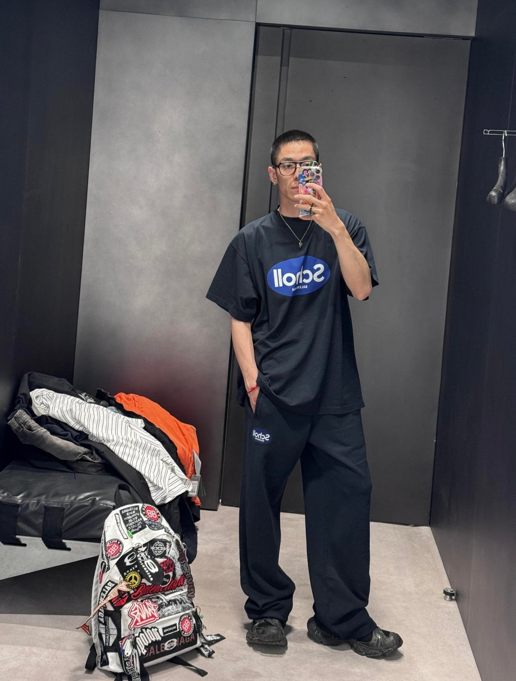 Balen 25ss embroidered pants