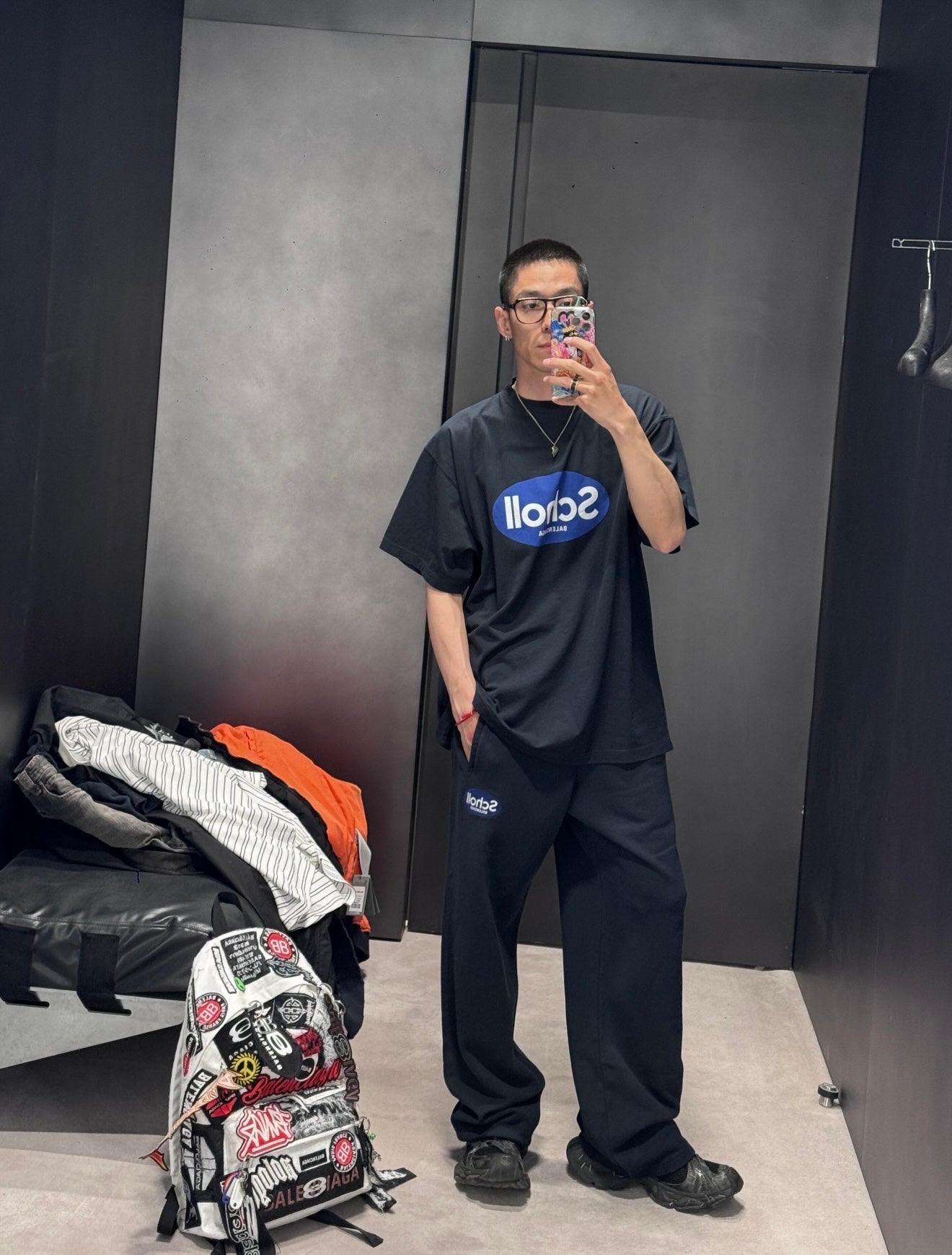 Balen 25ss embroidered pants