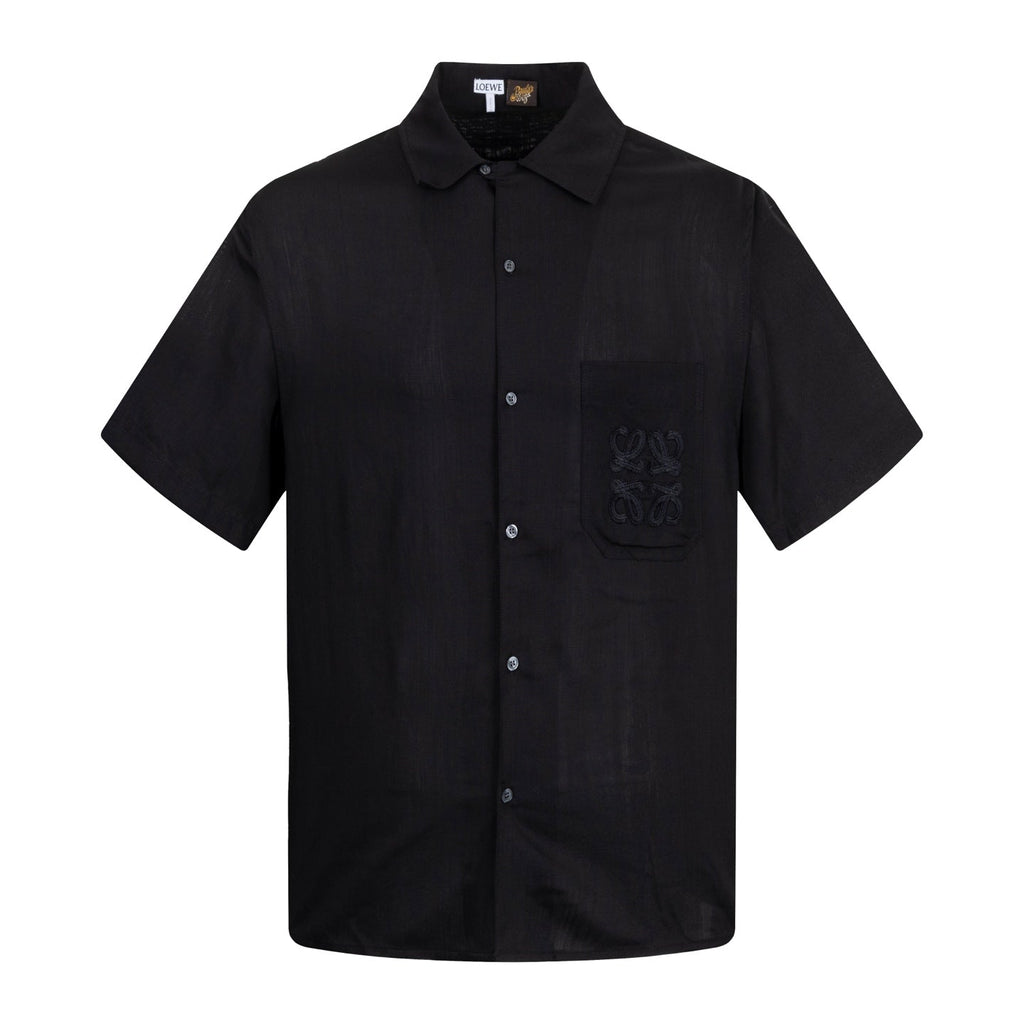 Loe 25ss anagram linen shirt