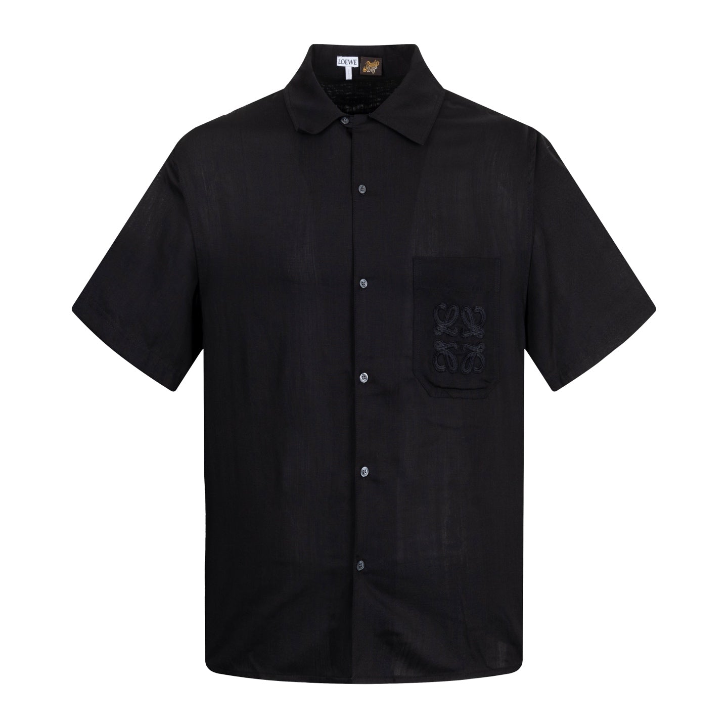 Loe 25ss anagram linen shirt