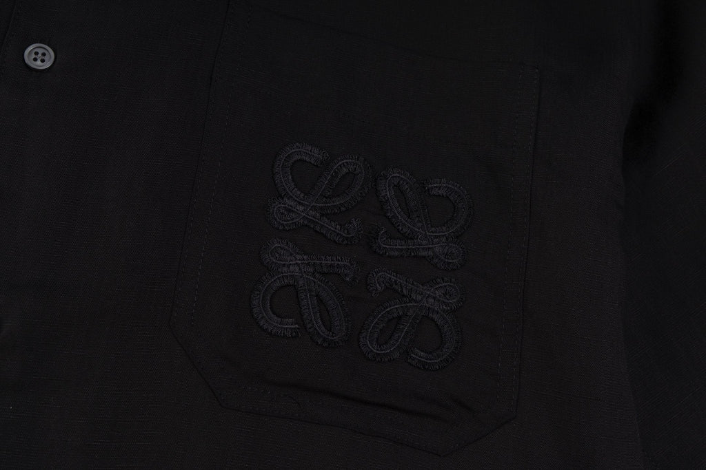 Loe 25ss anagram linen shirt
