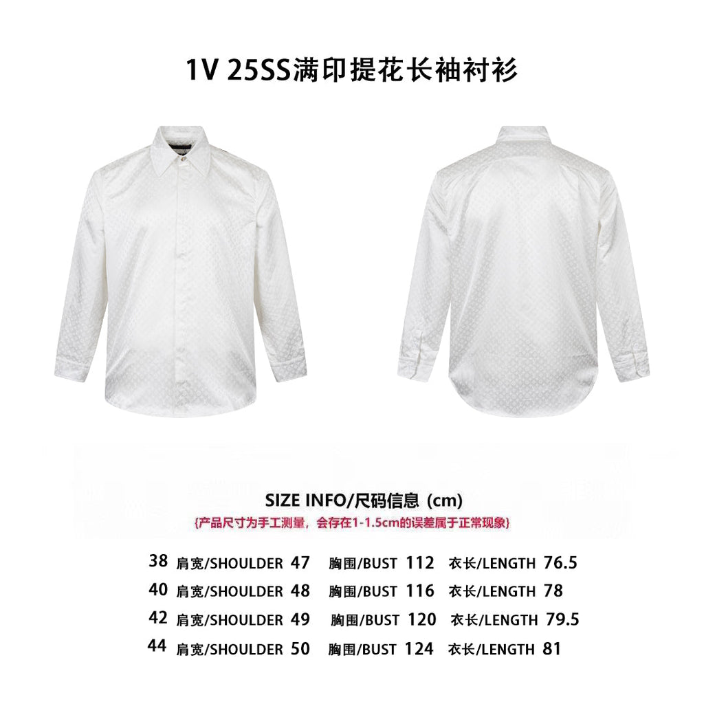 Louis 25ss jacquard shirt