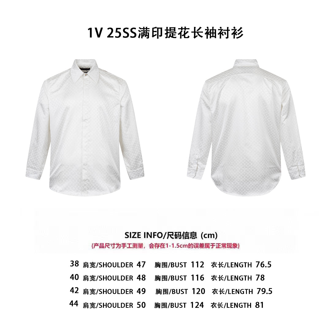 Louis 25ss jacquard shirt
