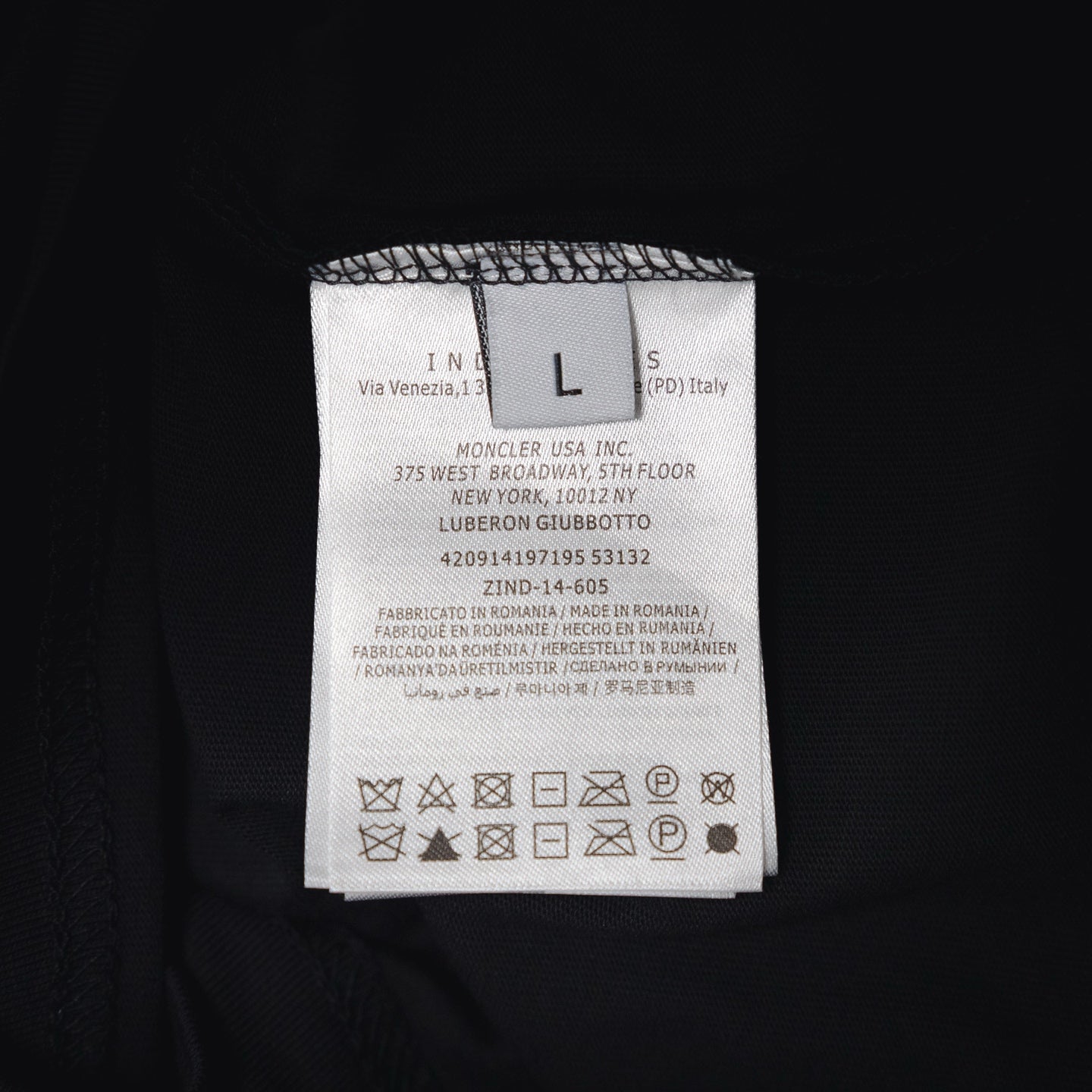 Monc 25ss flocking t-shirt