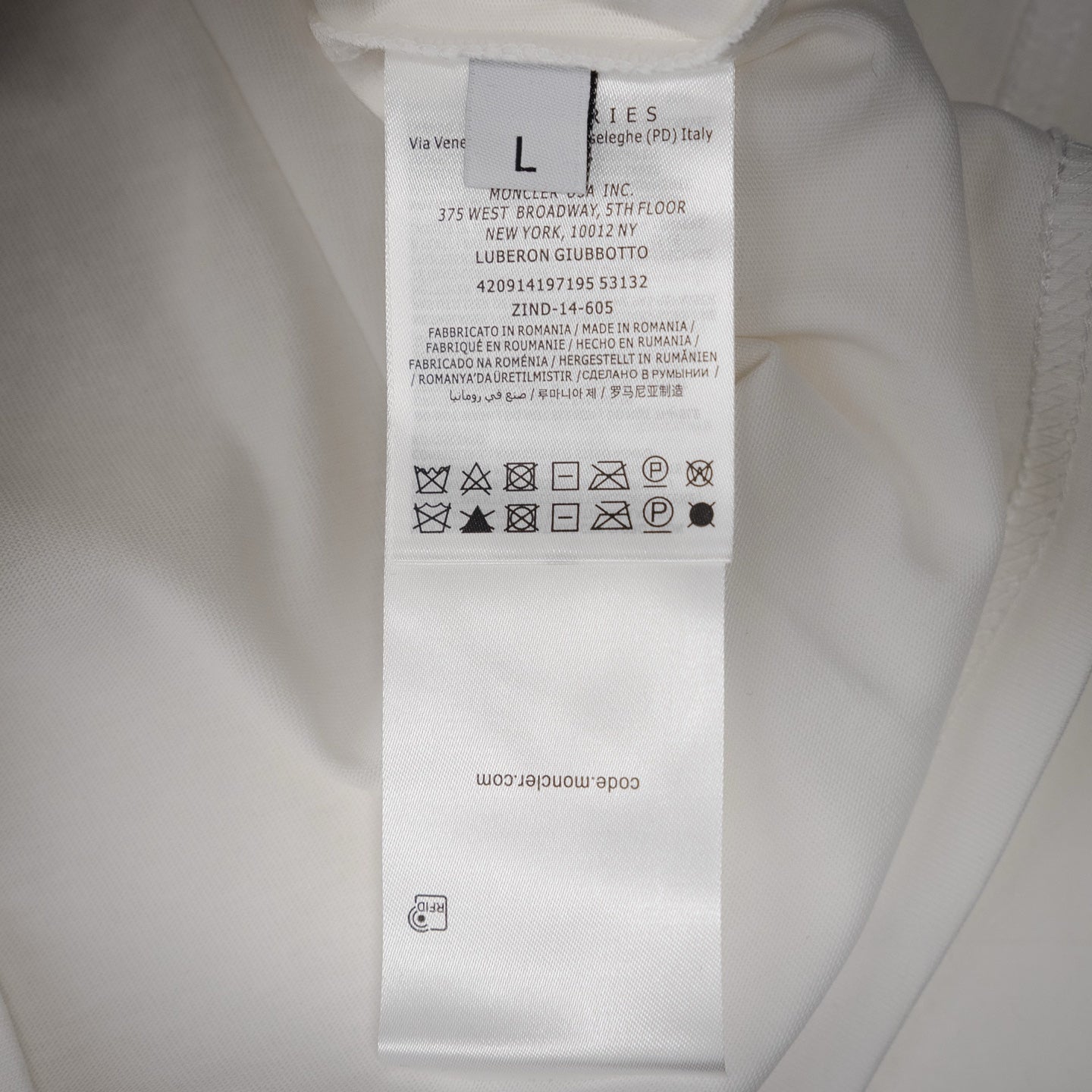 Monc 25ss flocking t-shirt