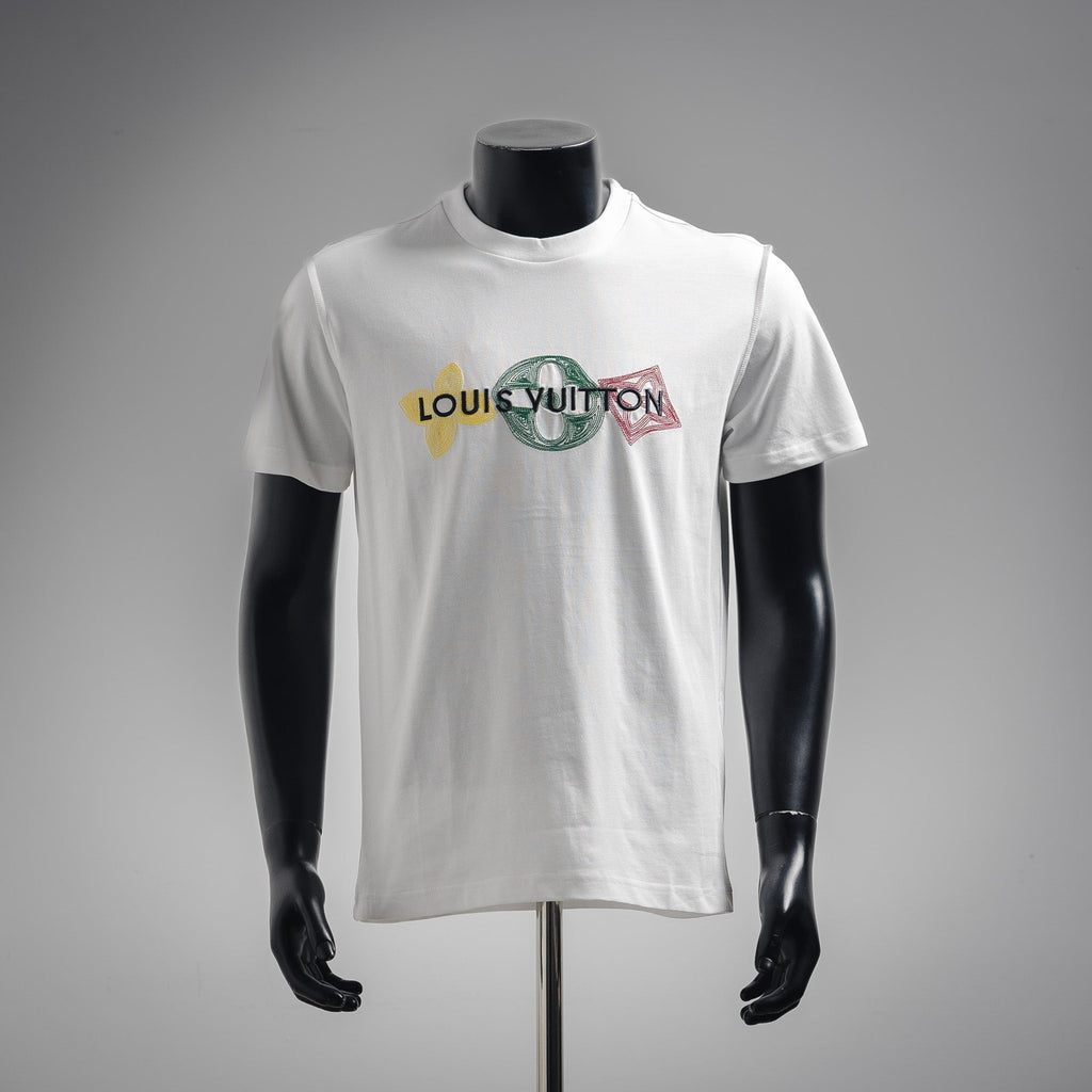 Louis 25ss embroidered t-shirt