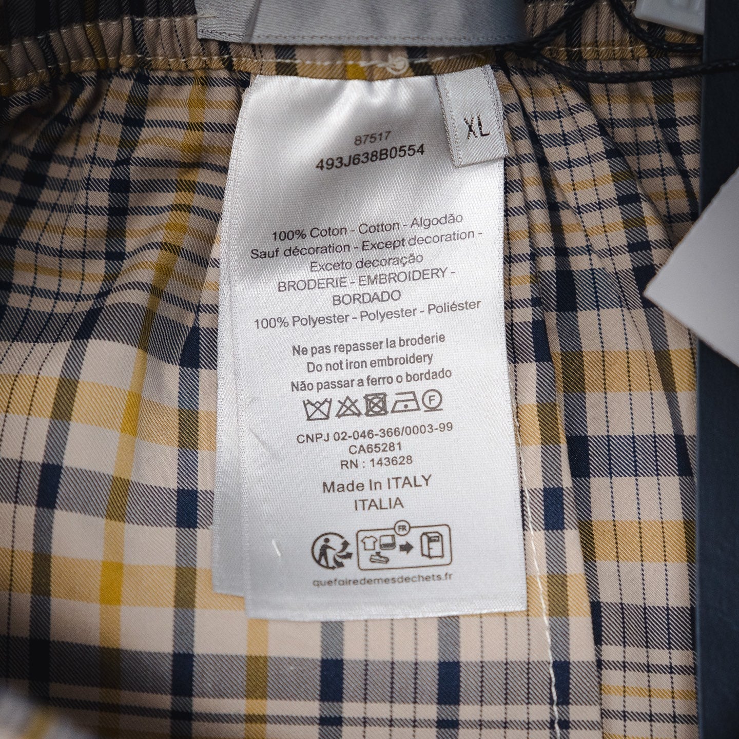 CD 25ss jacquard short