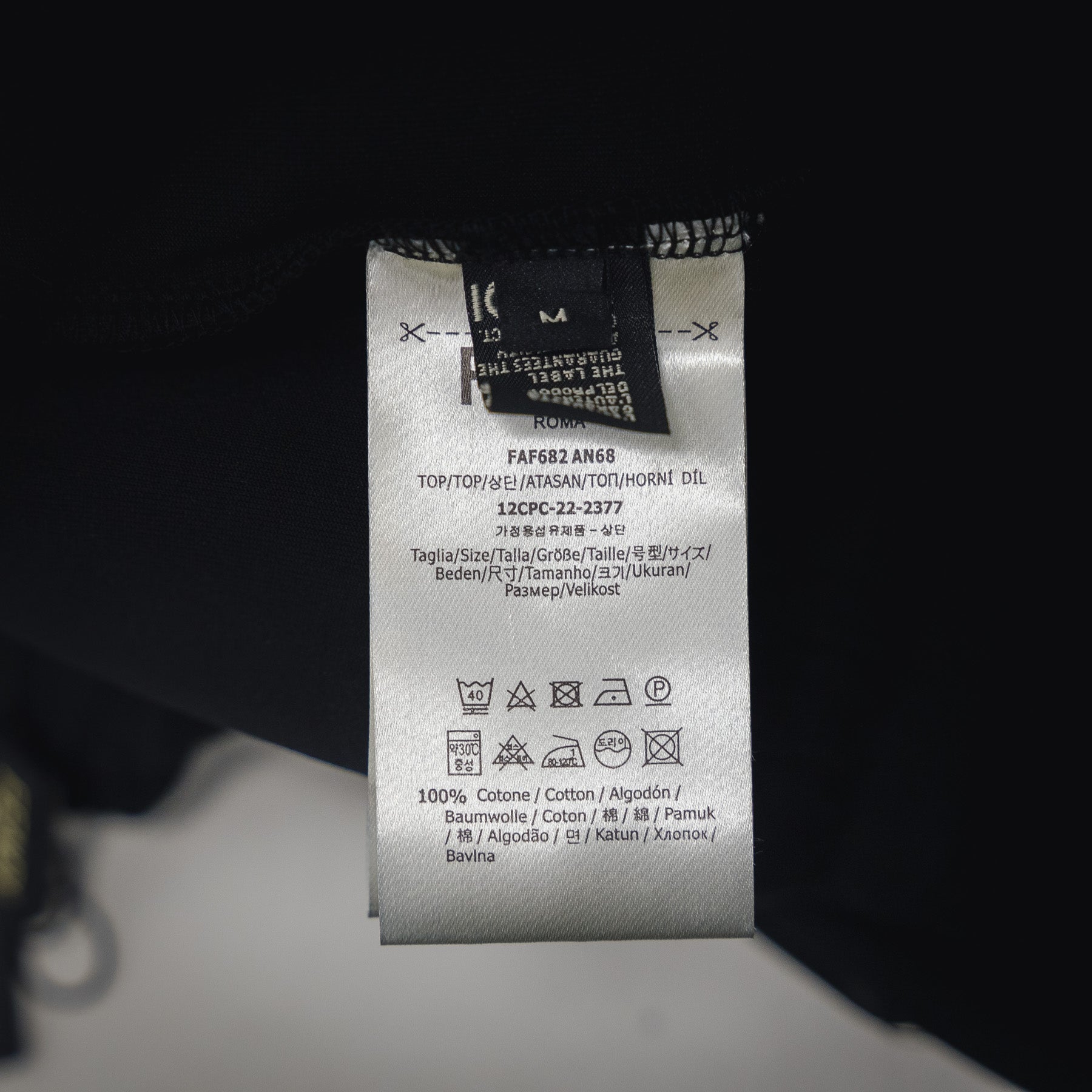 Fend 25ss embroidered short