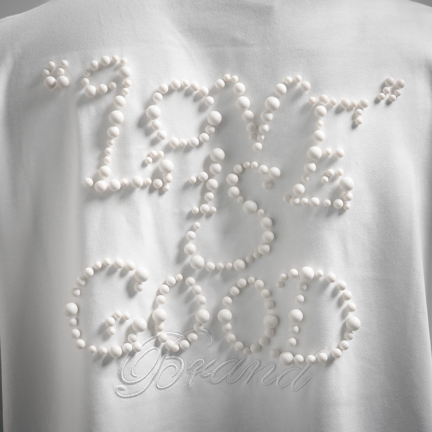 Goodb 25ss beaded t-shirt