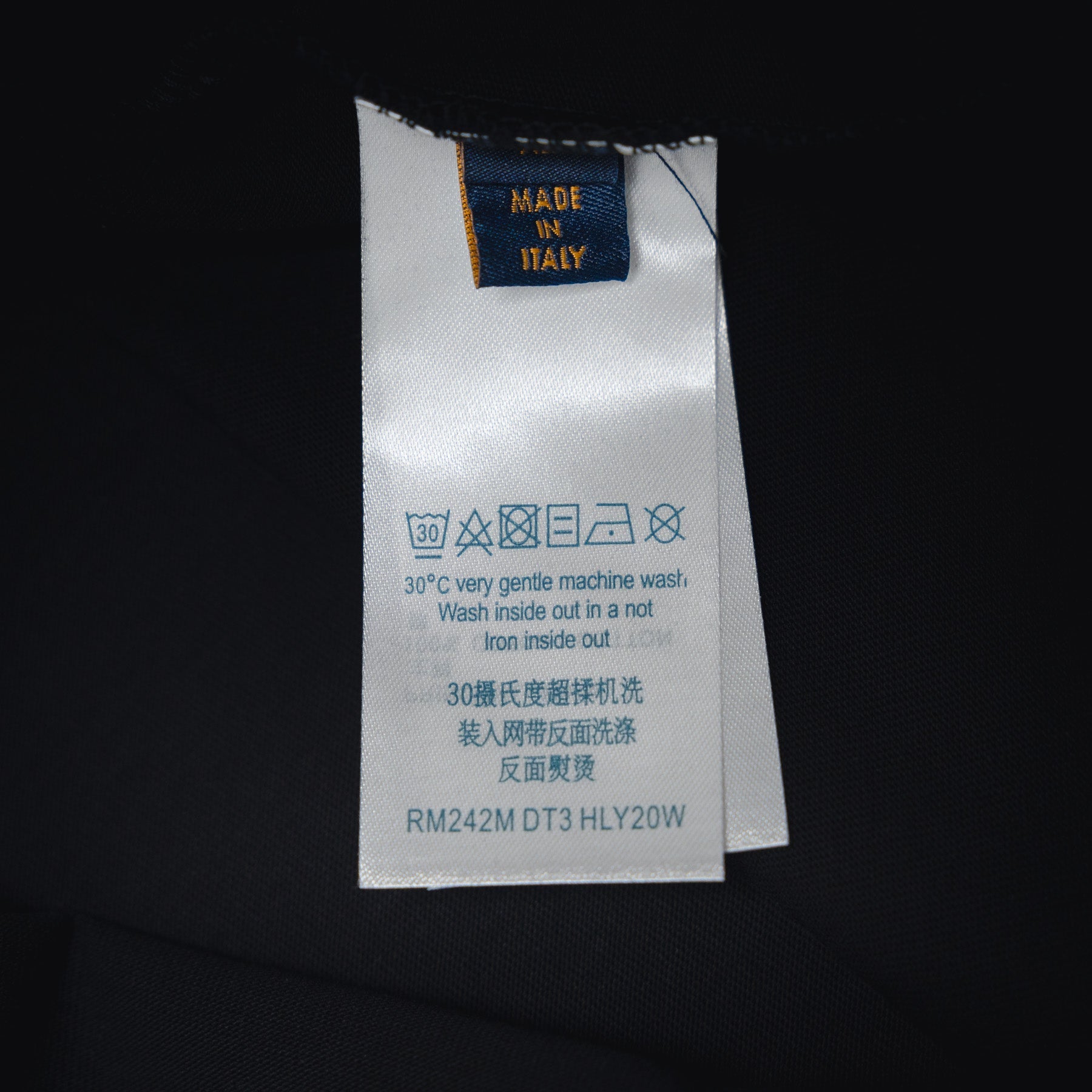 Louis 25ss embroidered t-shirt