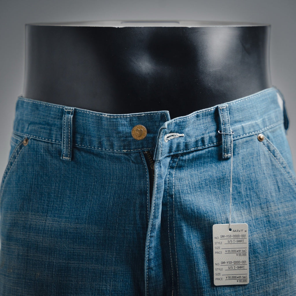 saint mic 25ss denim short