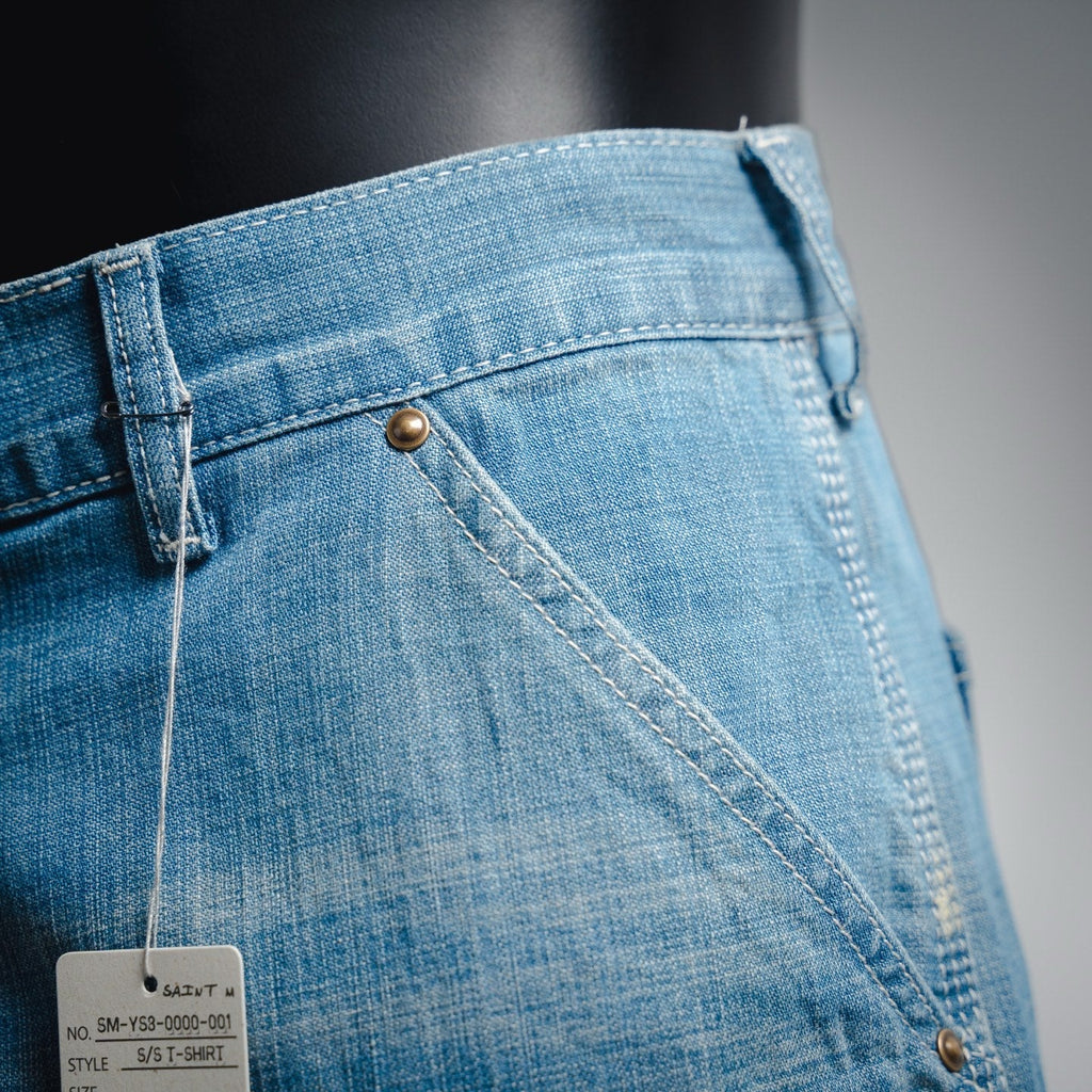 saint mic 25ss denim short