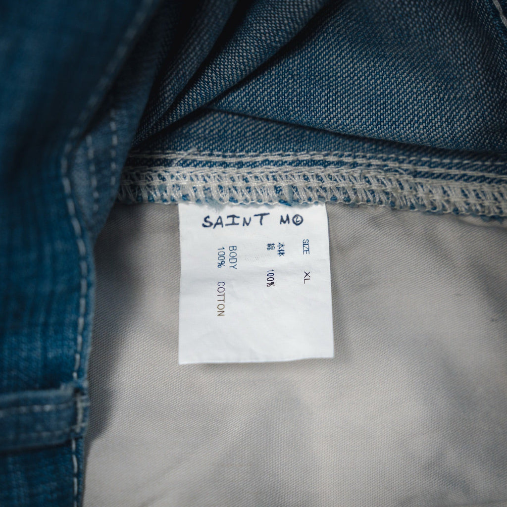 saint mic 25ss denim short