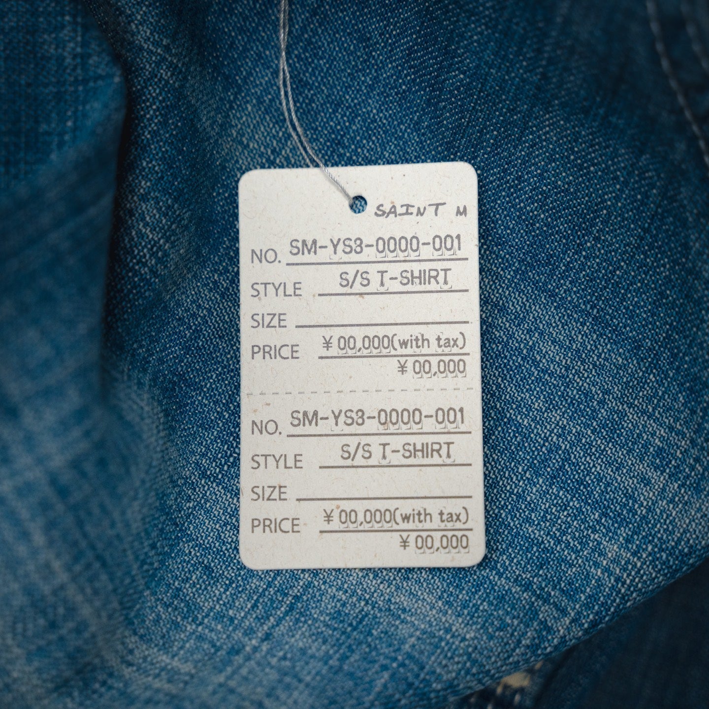 saint mic 25ss denim short