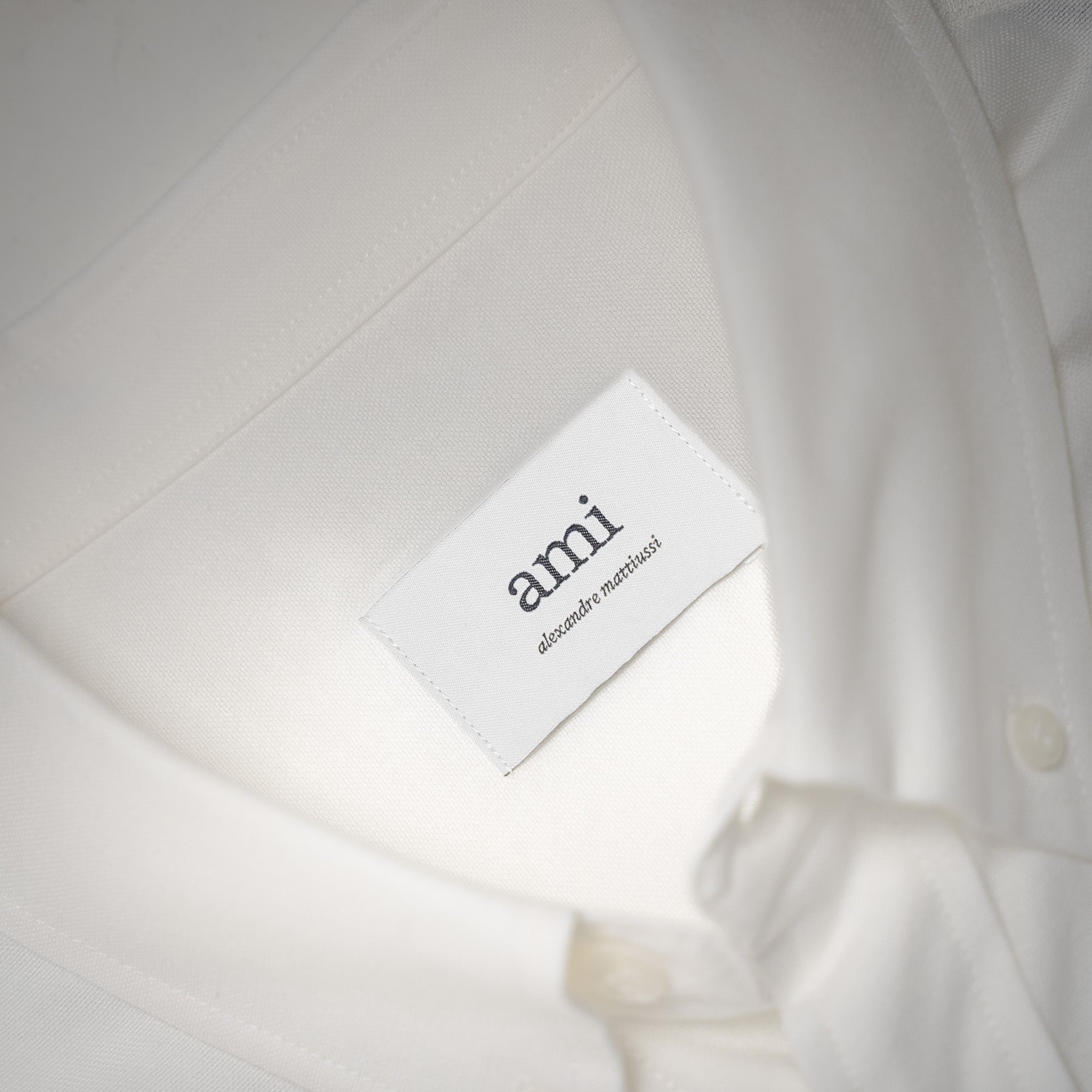 Ami 25ss embroidered shirt