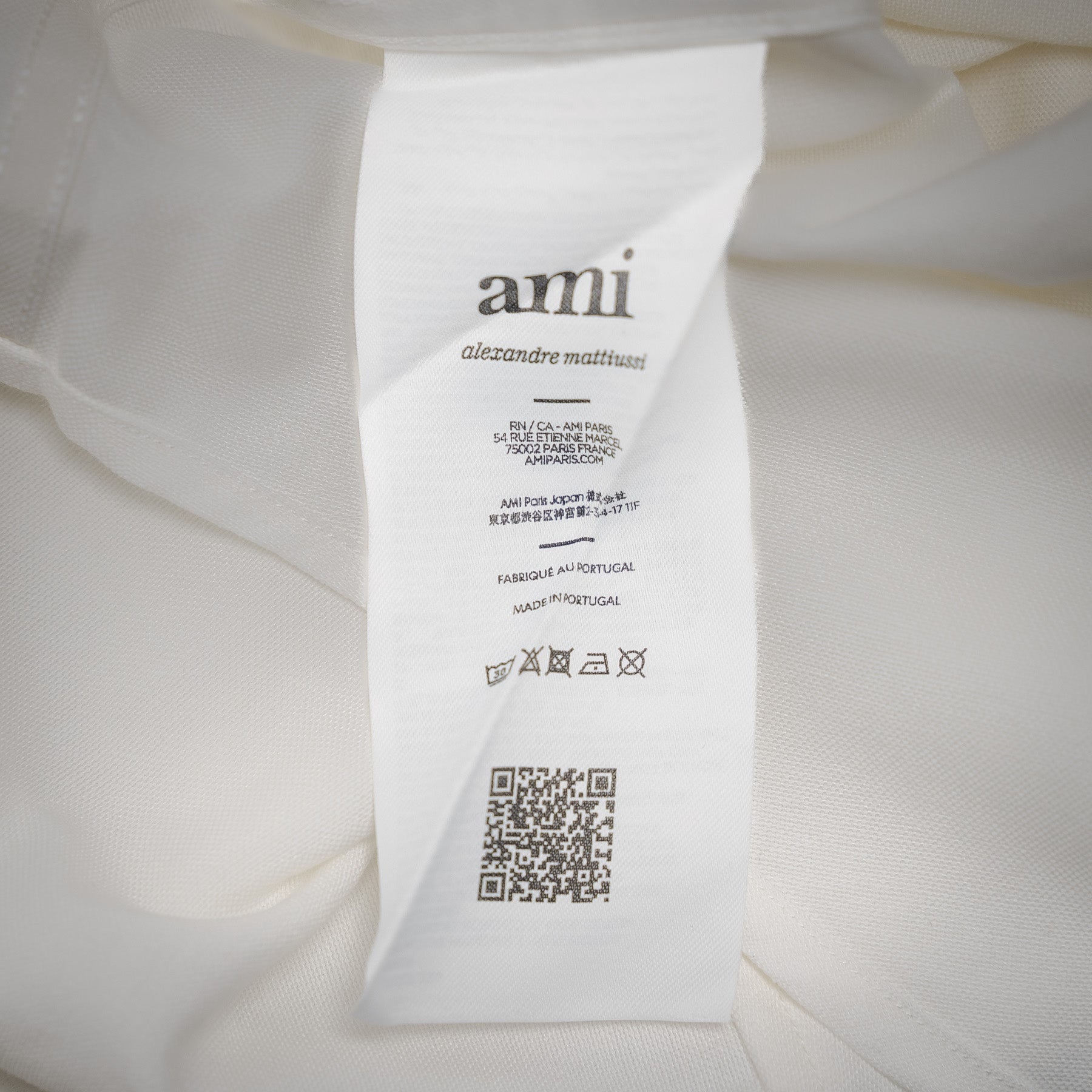 Ami 25ss embroidered shirt