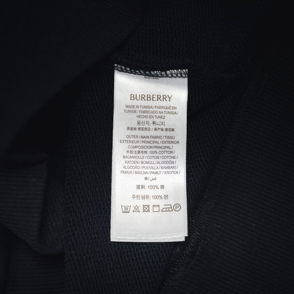 Burber 25ss embroidered hoodie