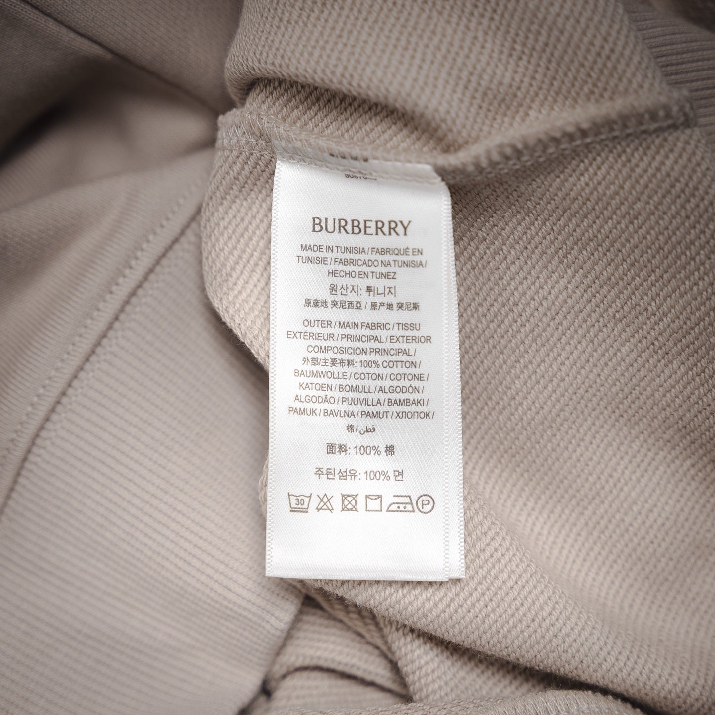 Burber 25ss embroidered hoodie