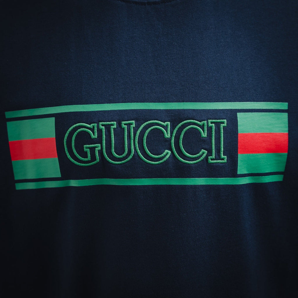 Guc 25ss embroidered t-shirt