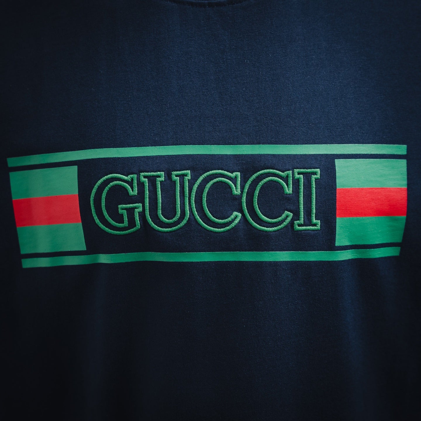 Guc 25ss embroidered t-shirt