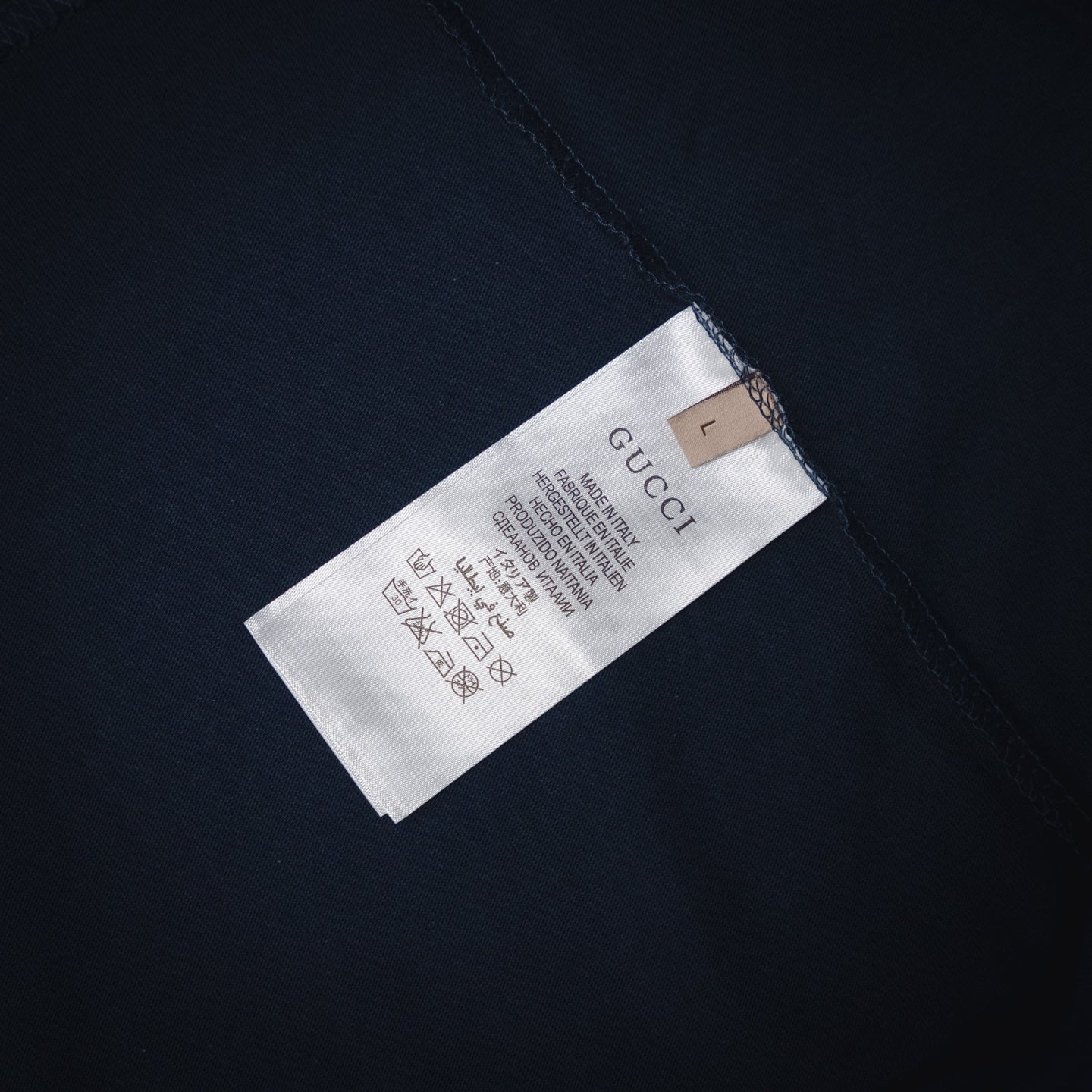 Guc 25ss embroidered t-shirt